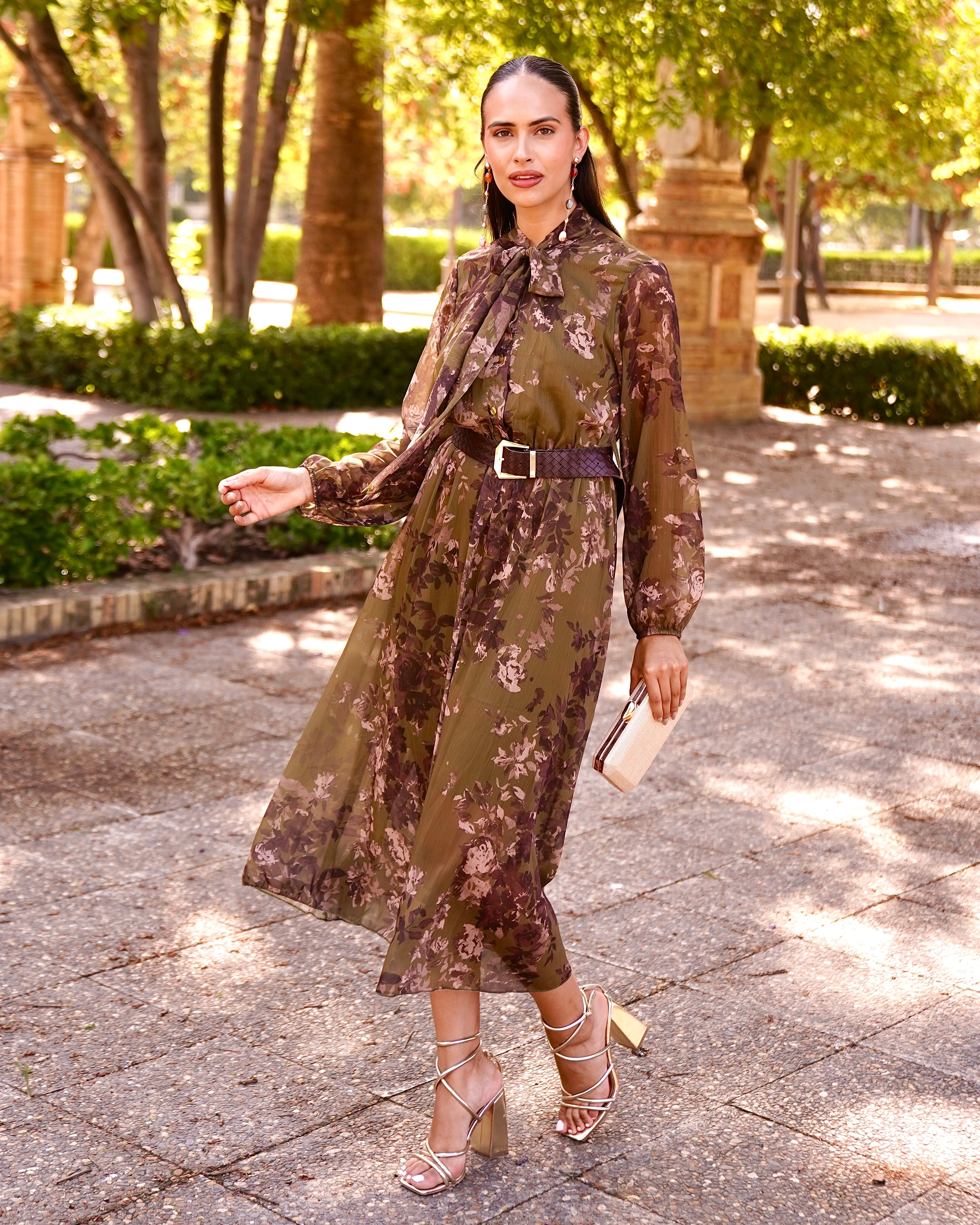 Vestido Mireya Caqui