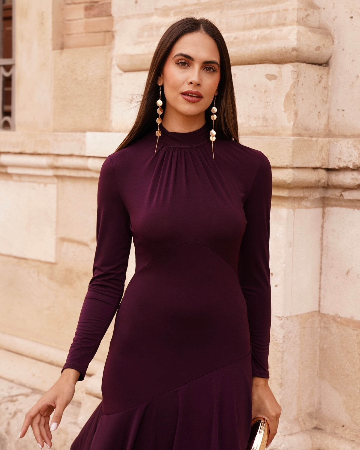 Vestido Frida Berenjena