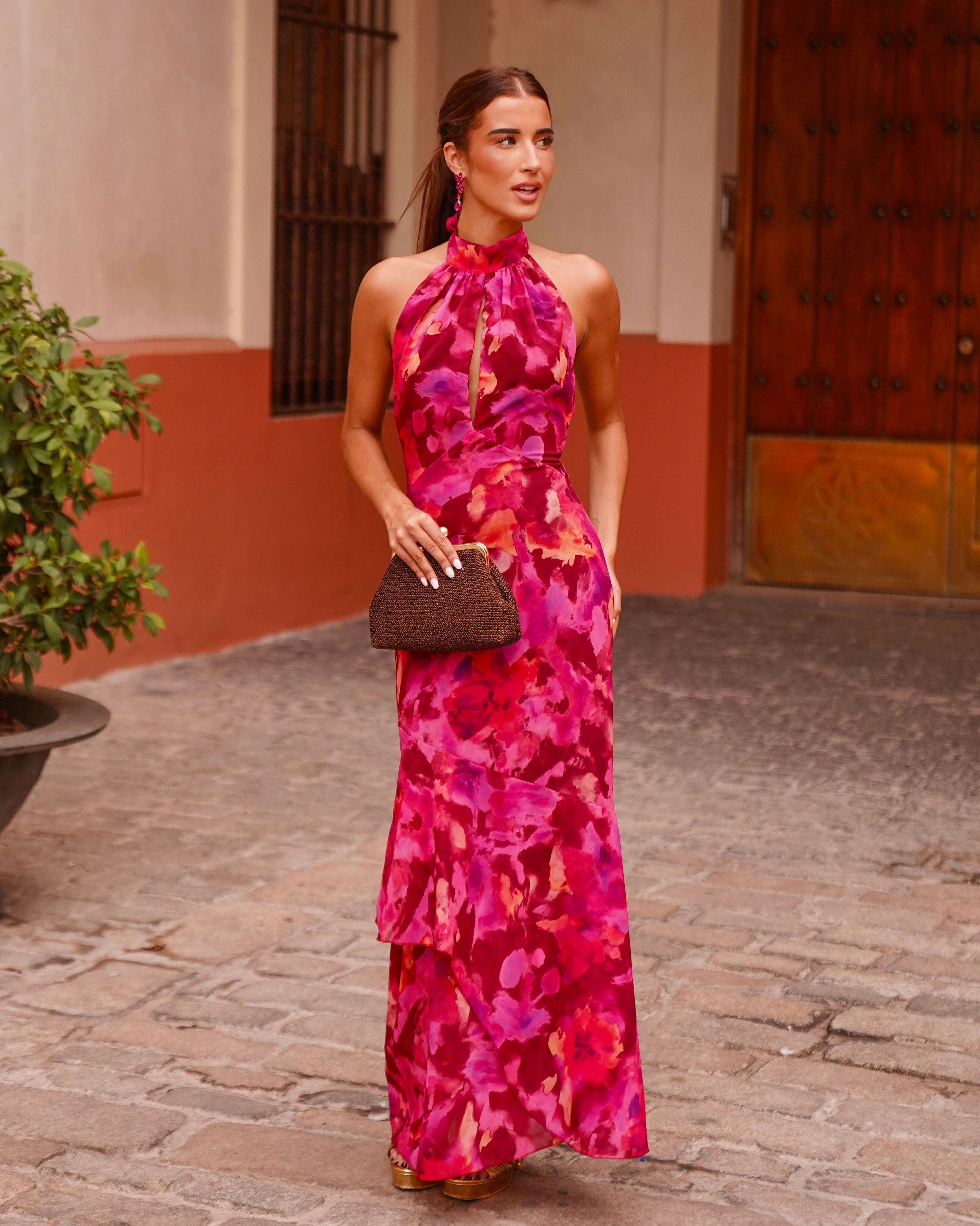 Vestido Toscana Rosa