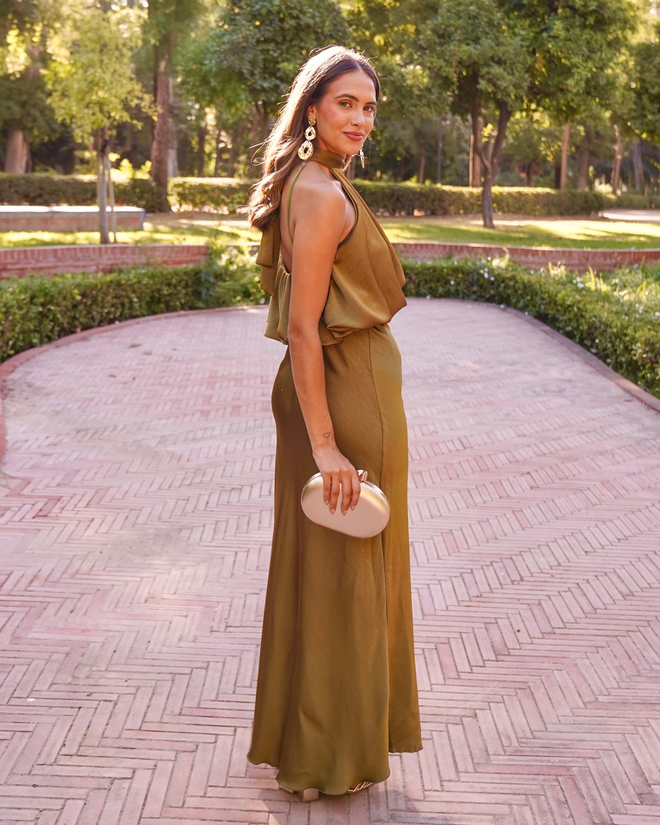 Vestido Priscilla Caqui