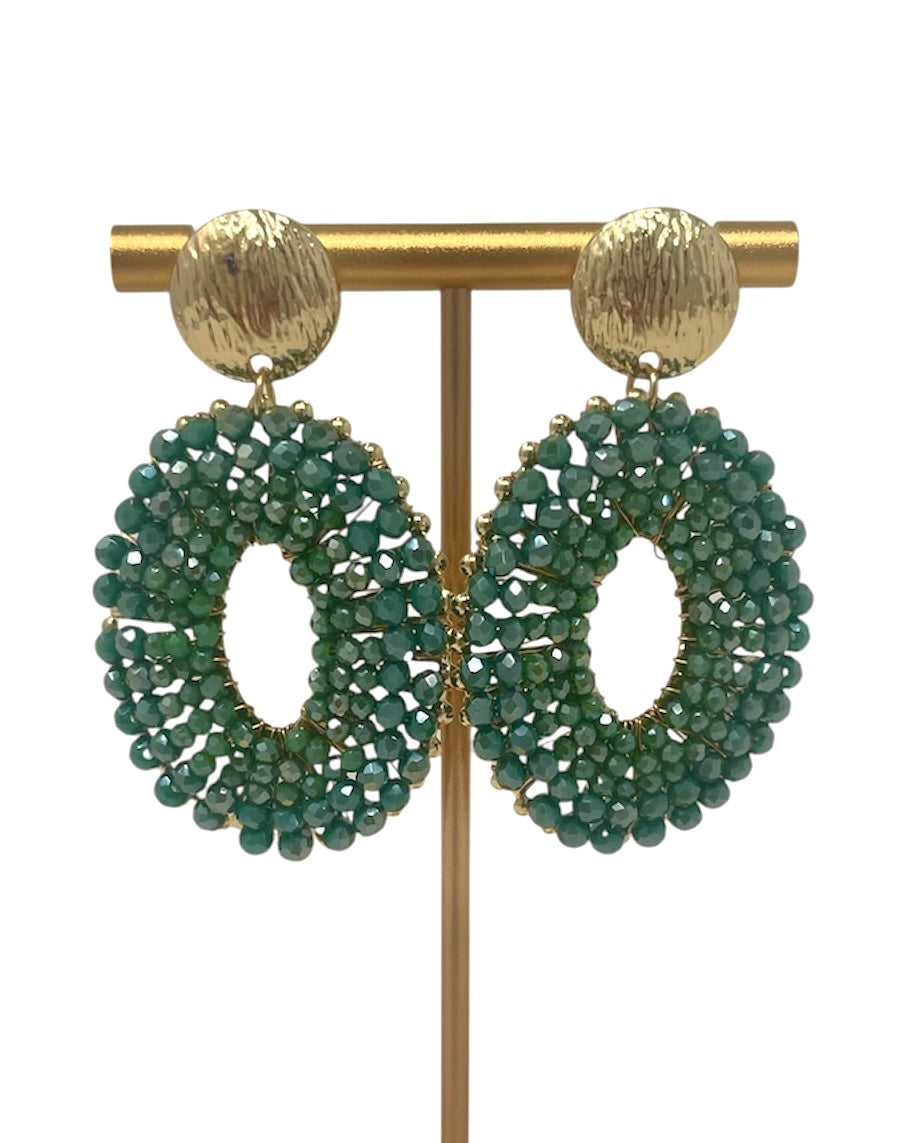 Pendientes Gala Verde