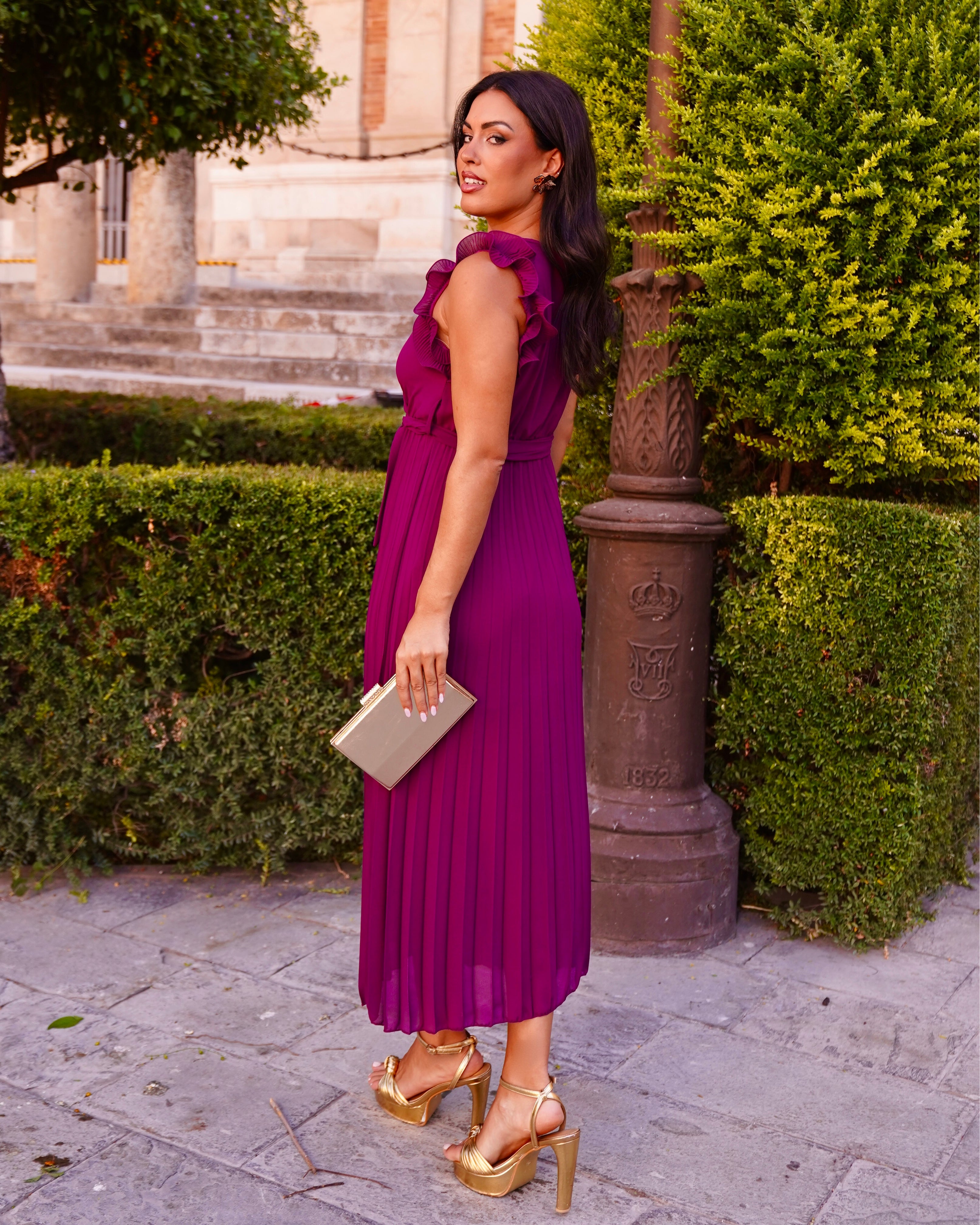 Vestido Adara Buganvilla