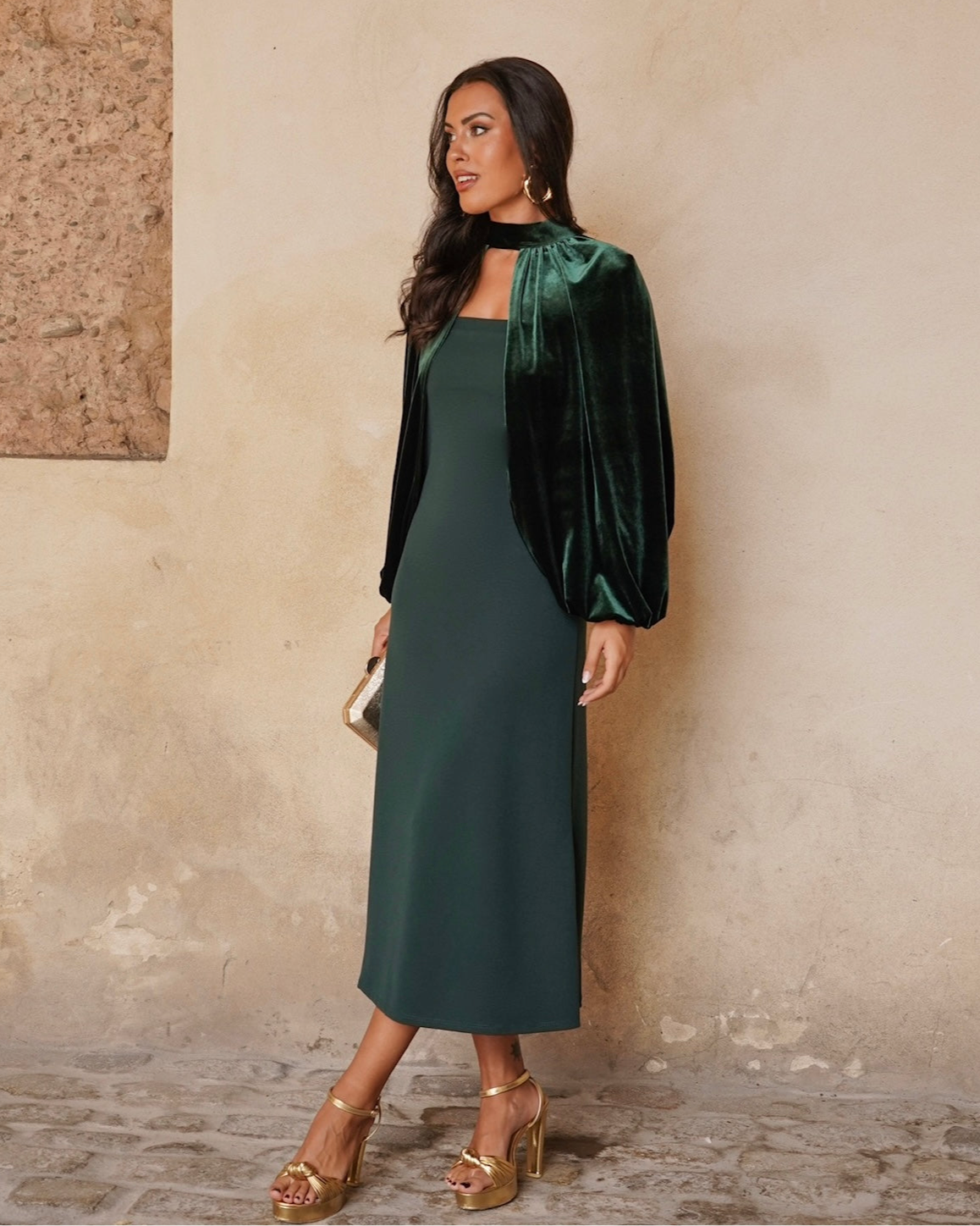 Vestido Flavia verde