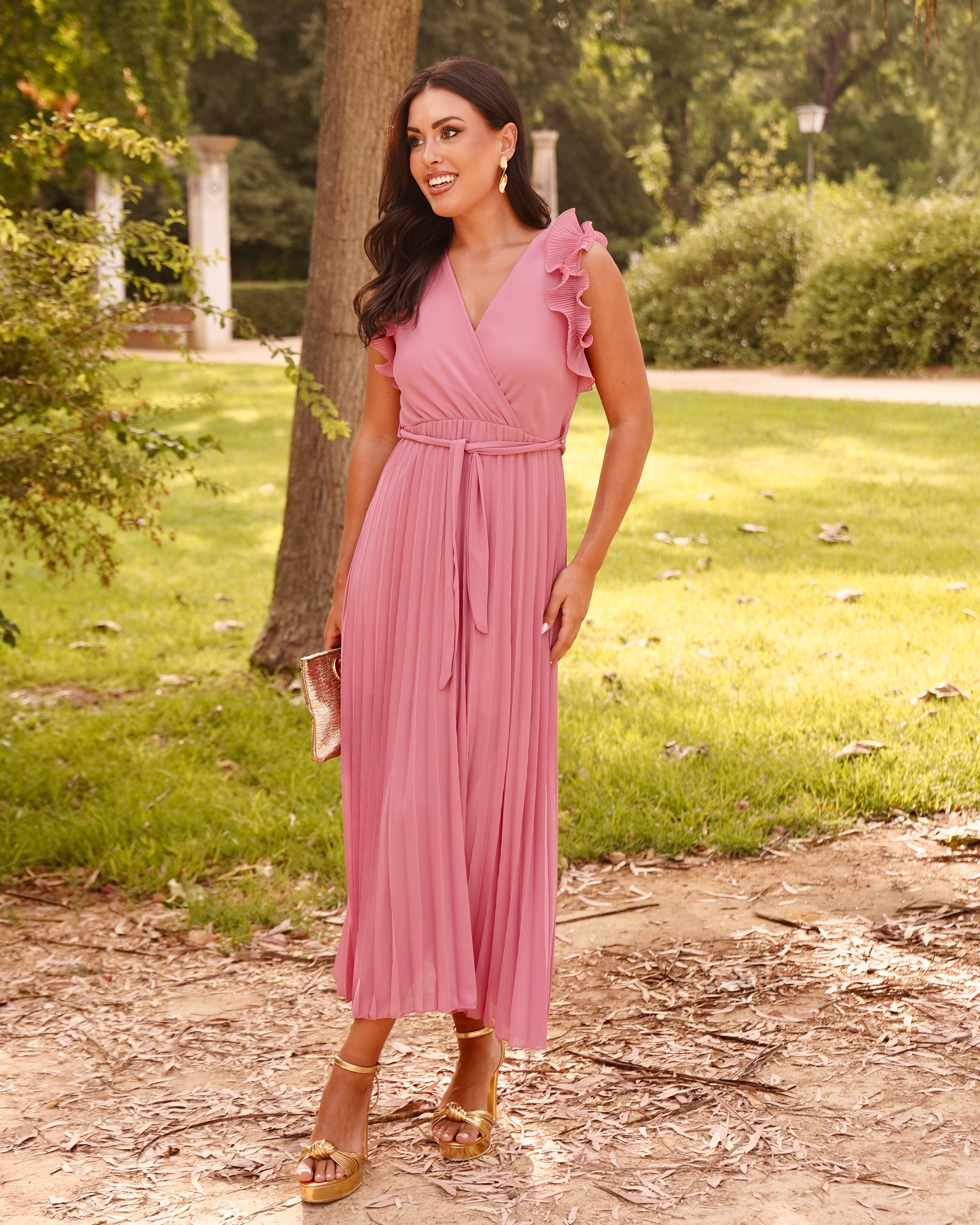 Vestido Adara Rosa