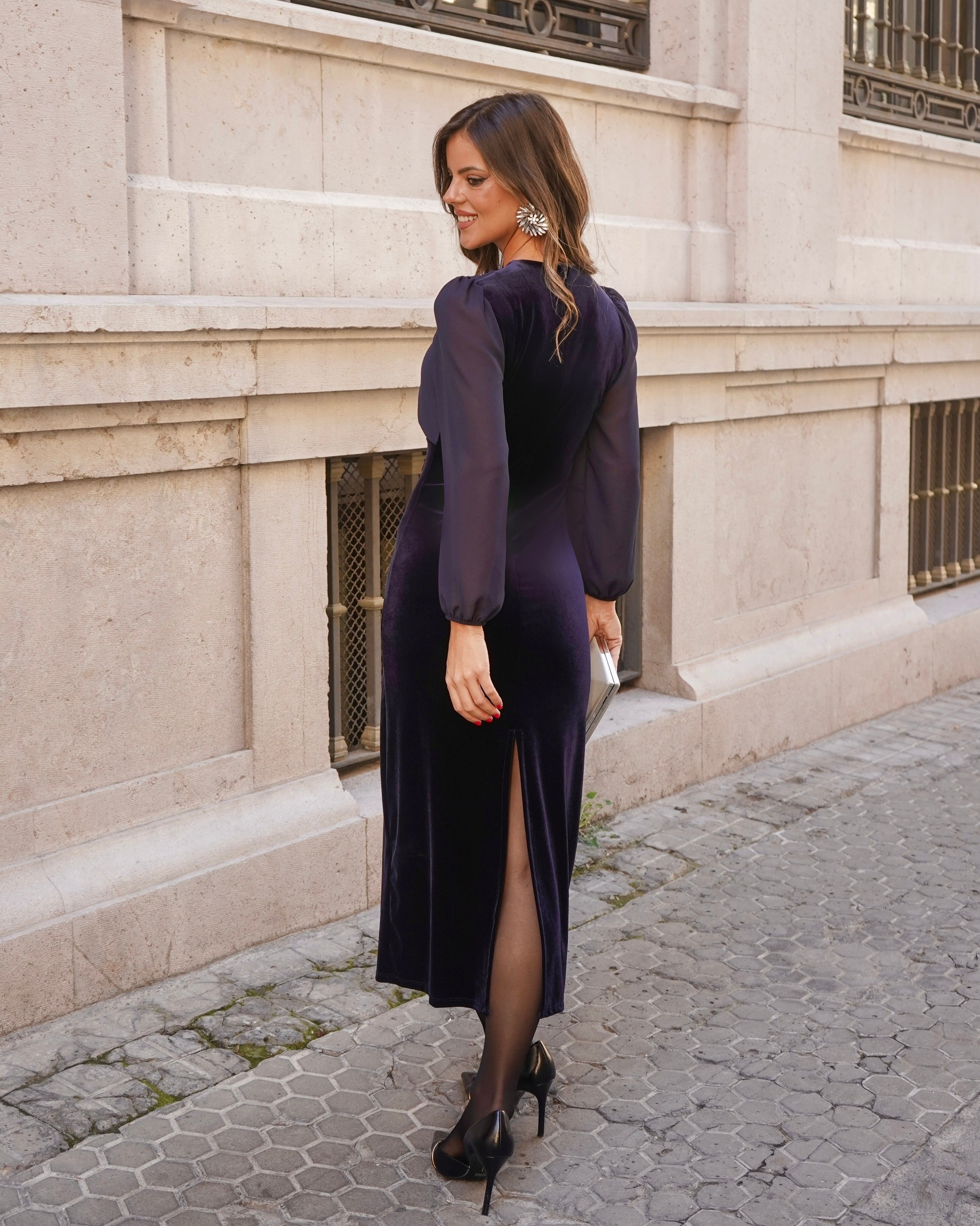 Vestido Victoria marino