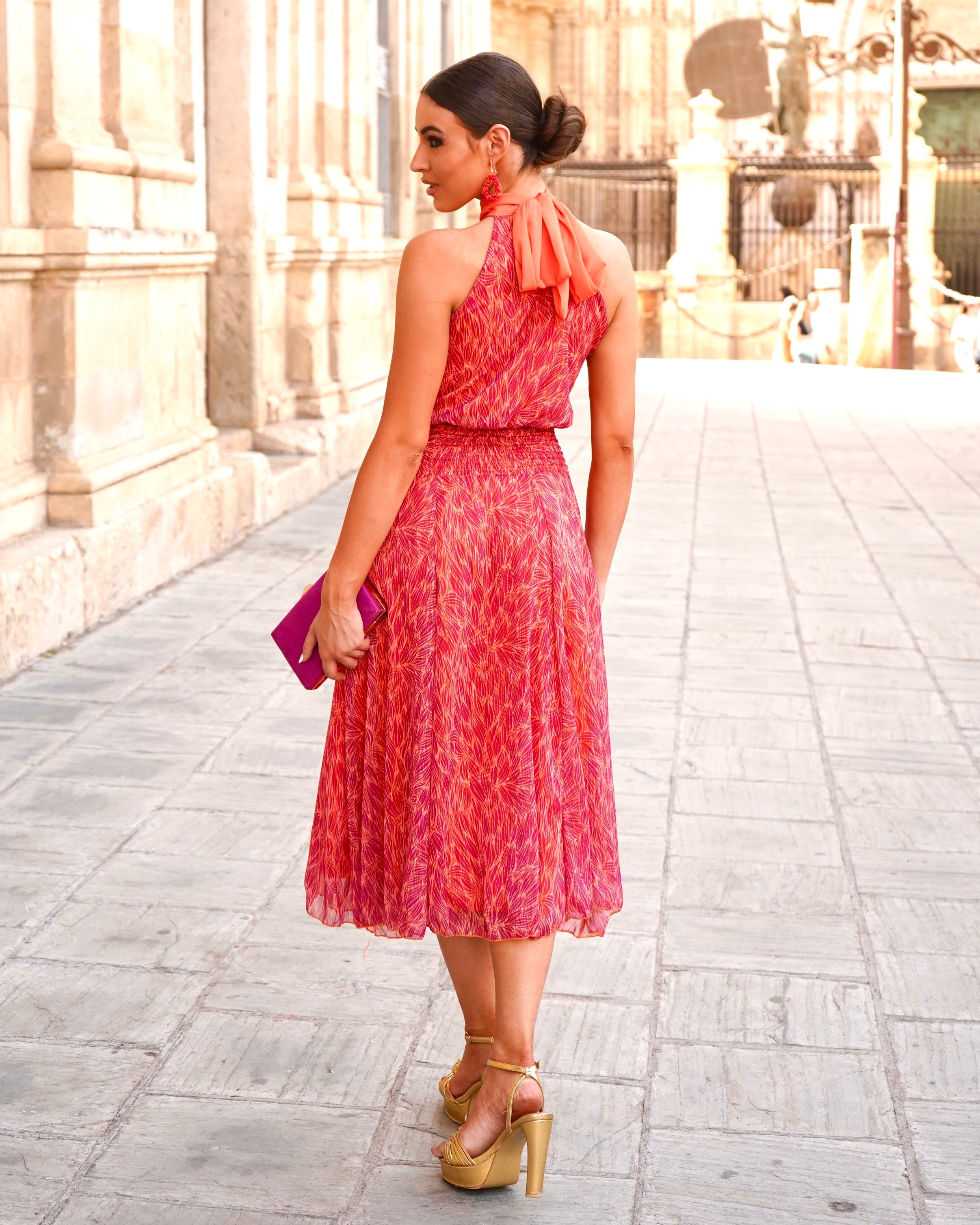 Vestido Maya Naranja