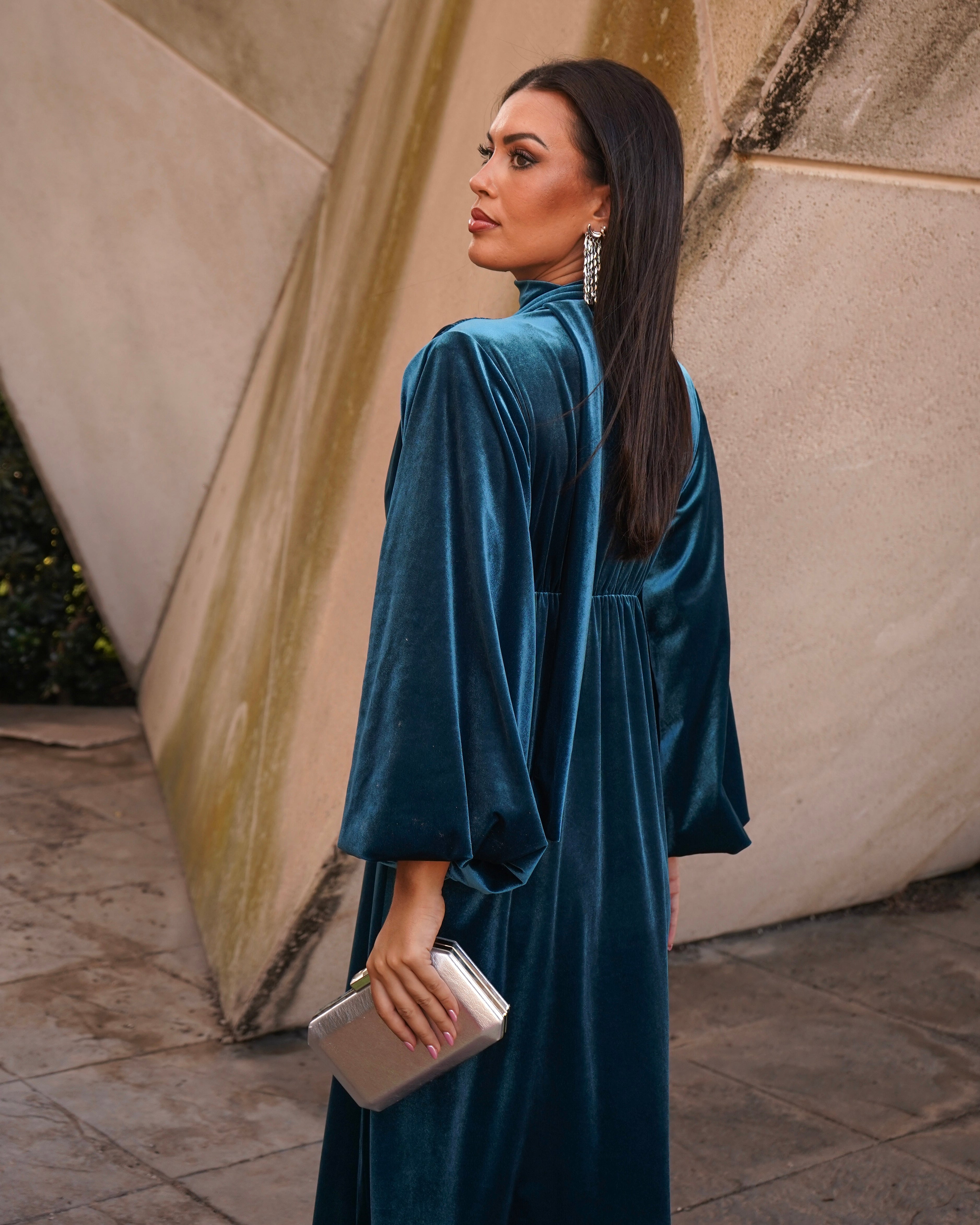 Vestido Alexia Azulado