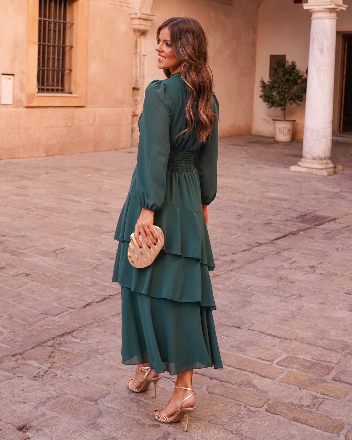 Vestido Julieta Verde Botella