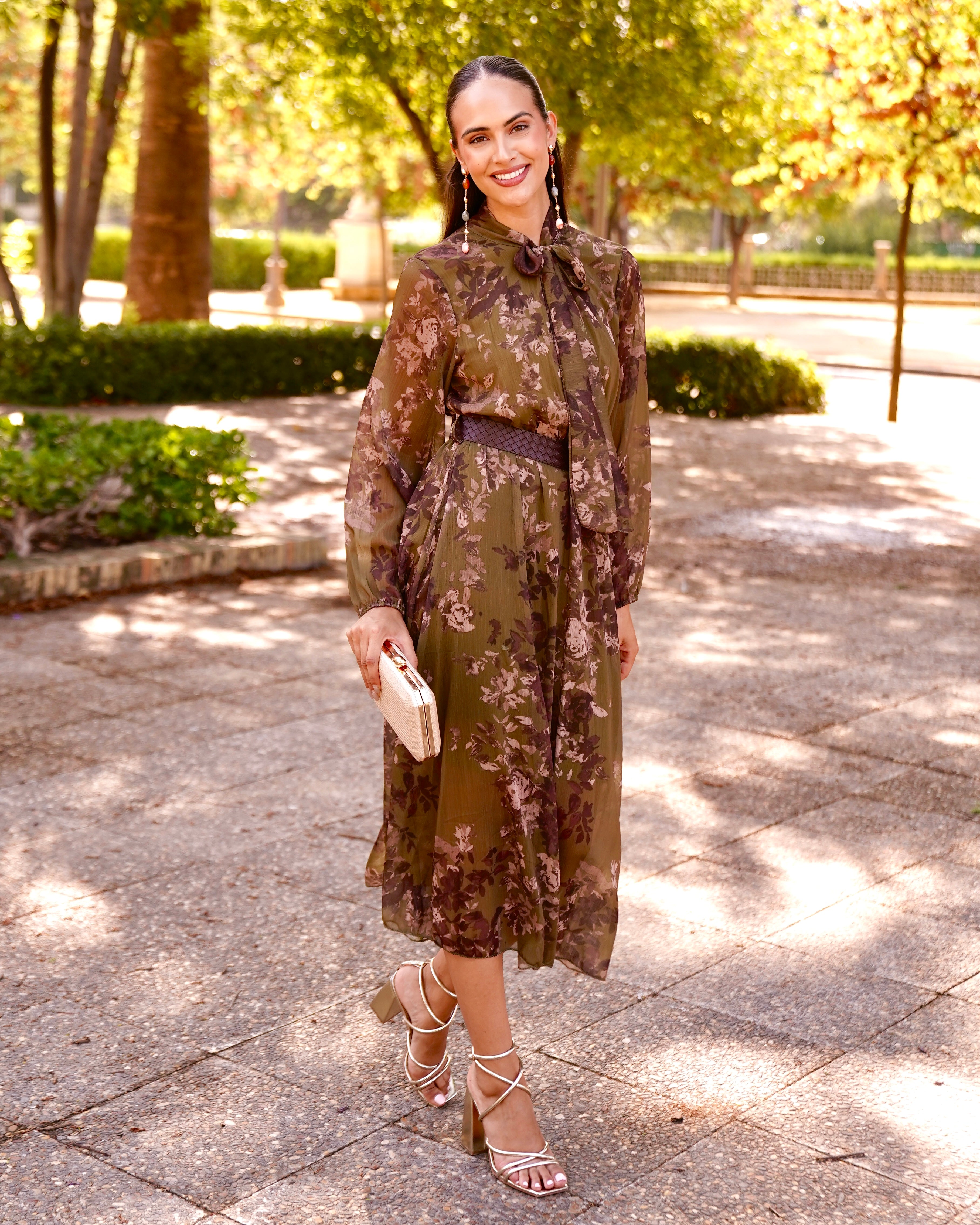 Vestido Mireya Caqui