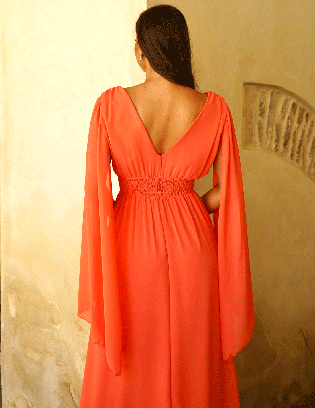 Peru Coral Dress