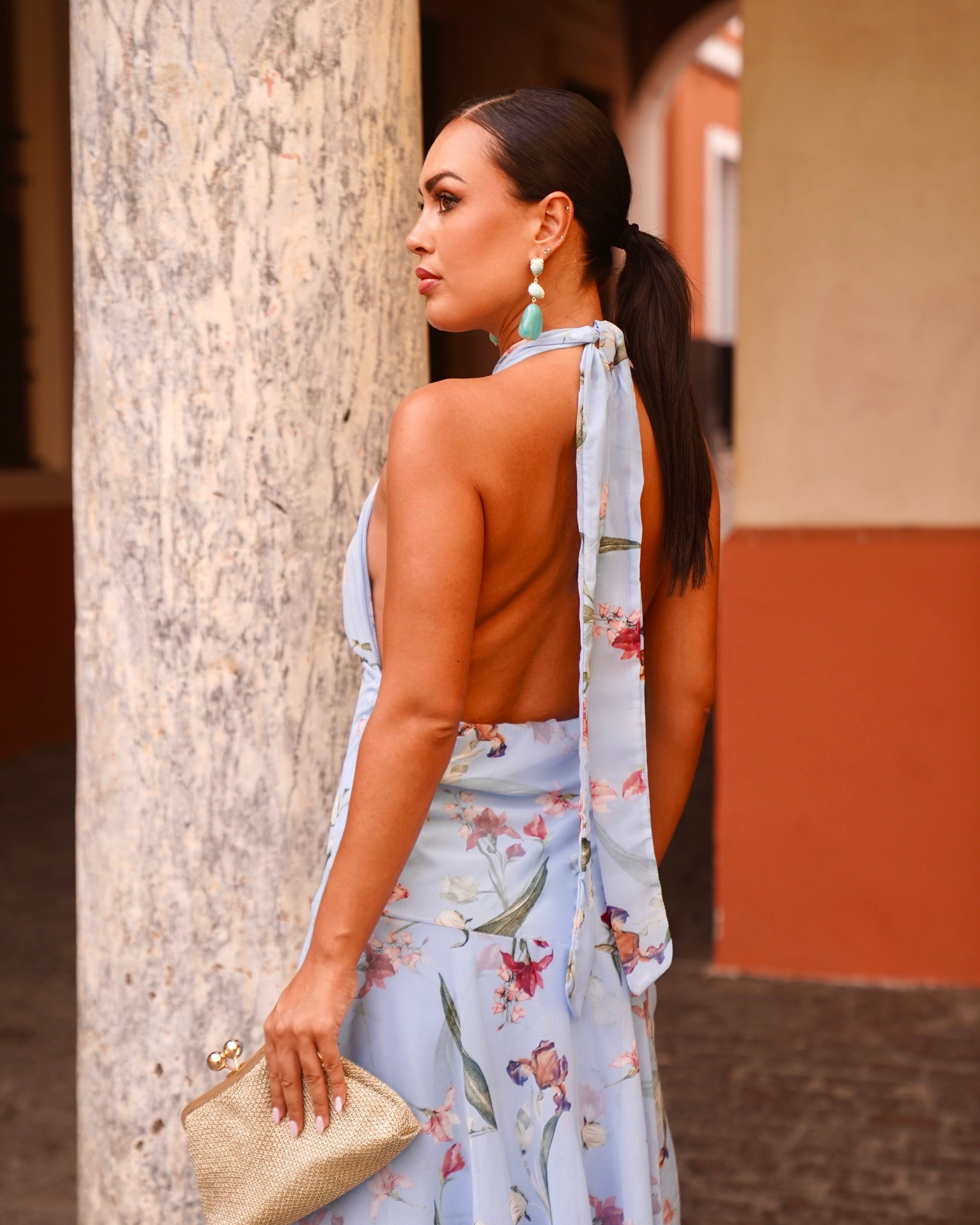 Vestido Provenza Celeste
