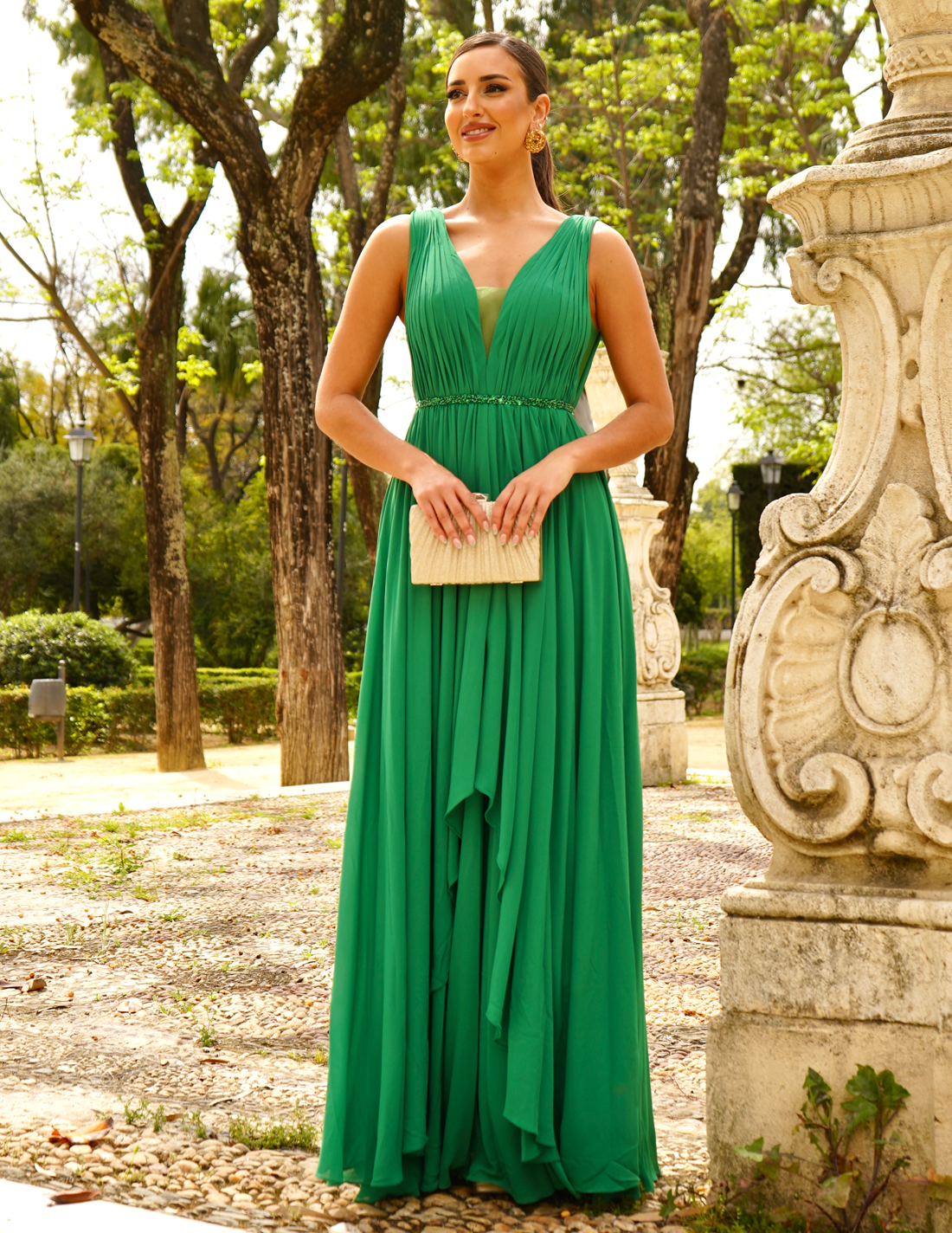 Vestido Camelia Verde