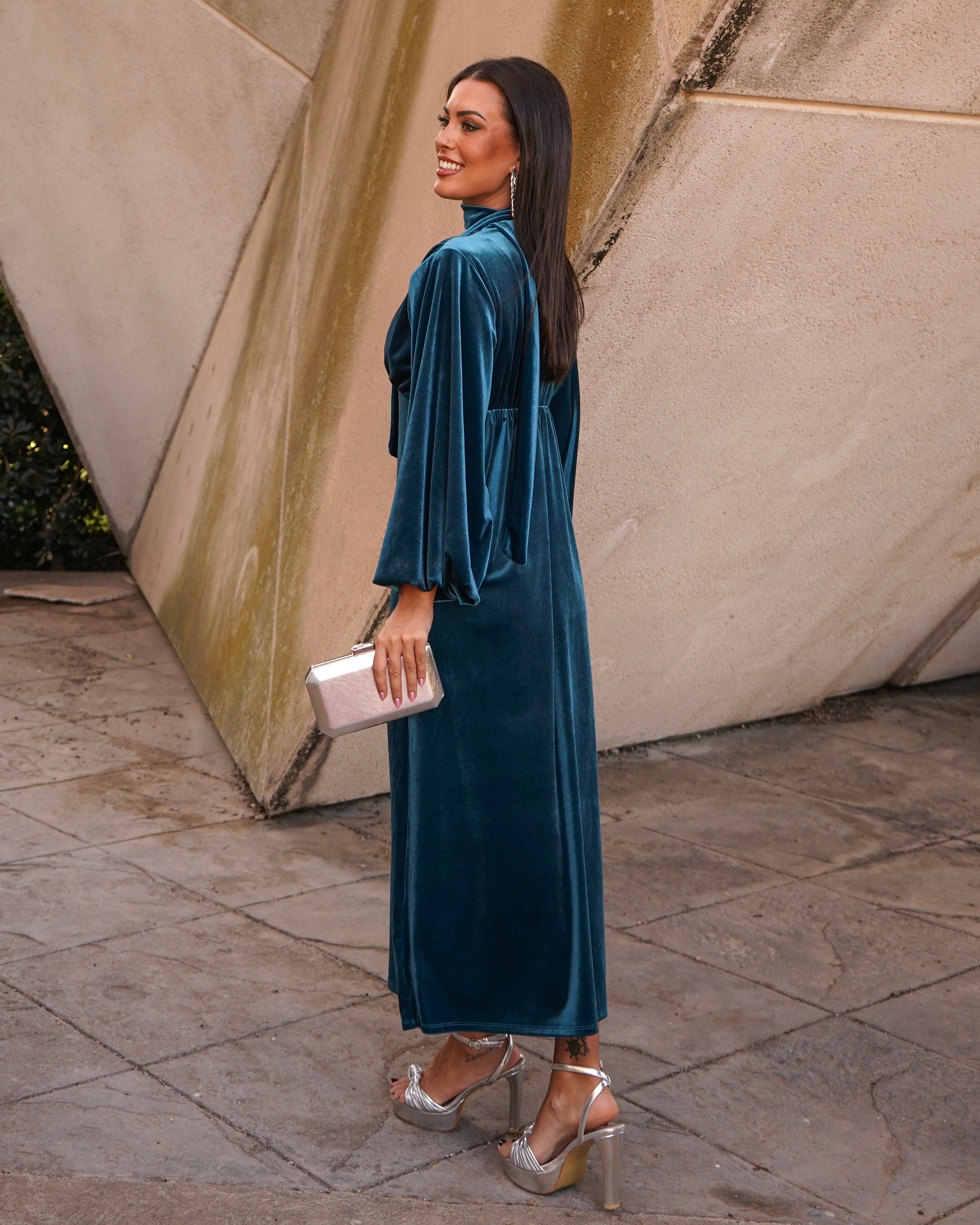 Vestido Alexia Azulado