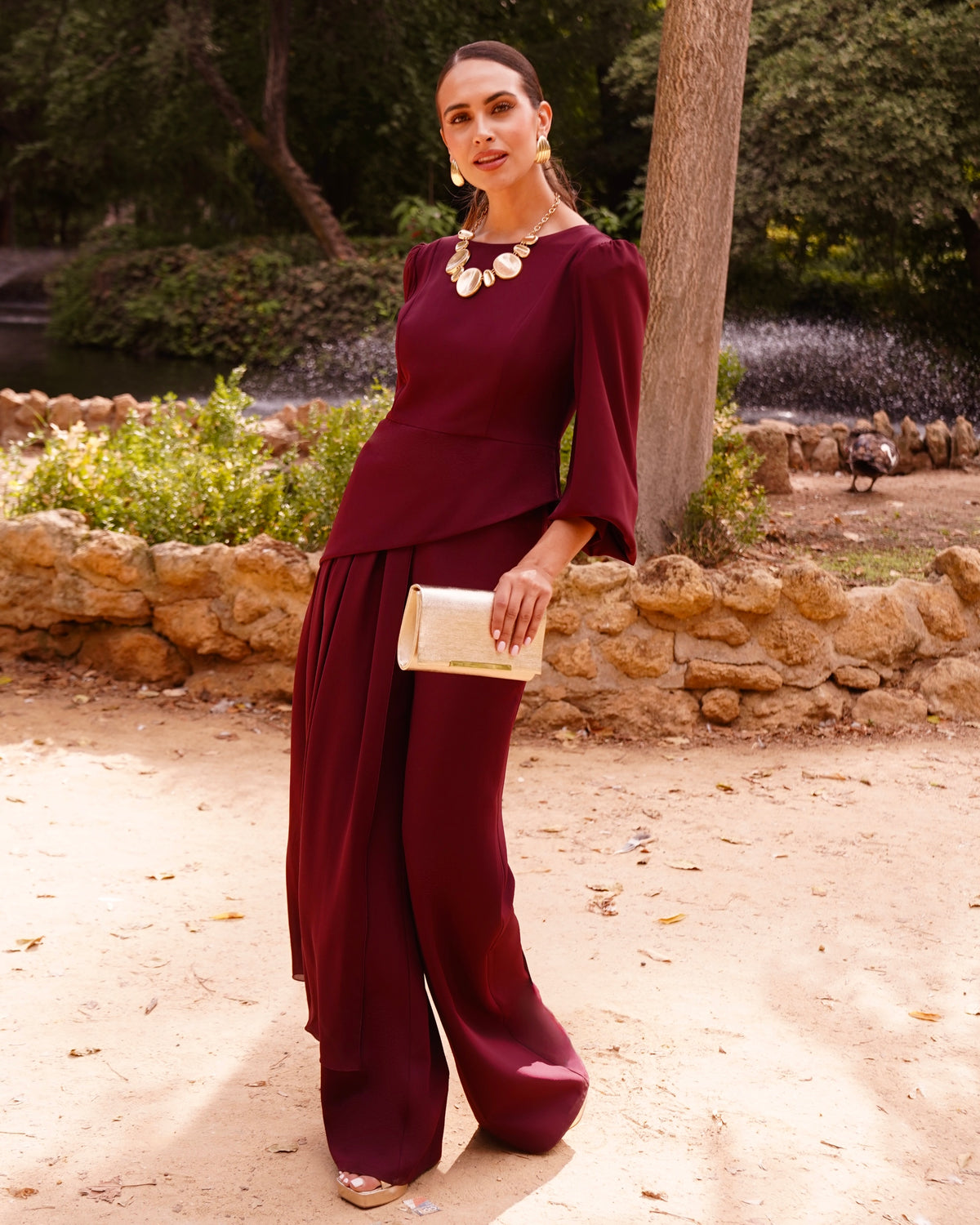 Conjunto Livorno Burdeos