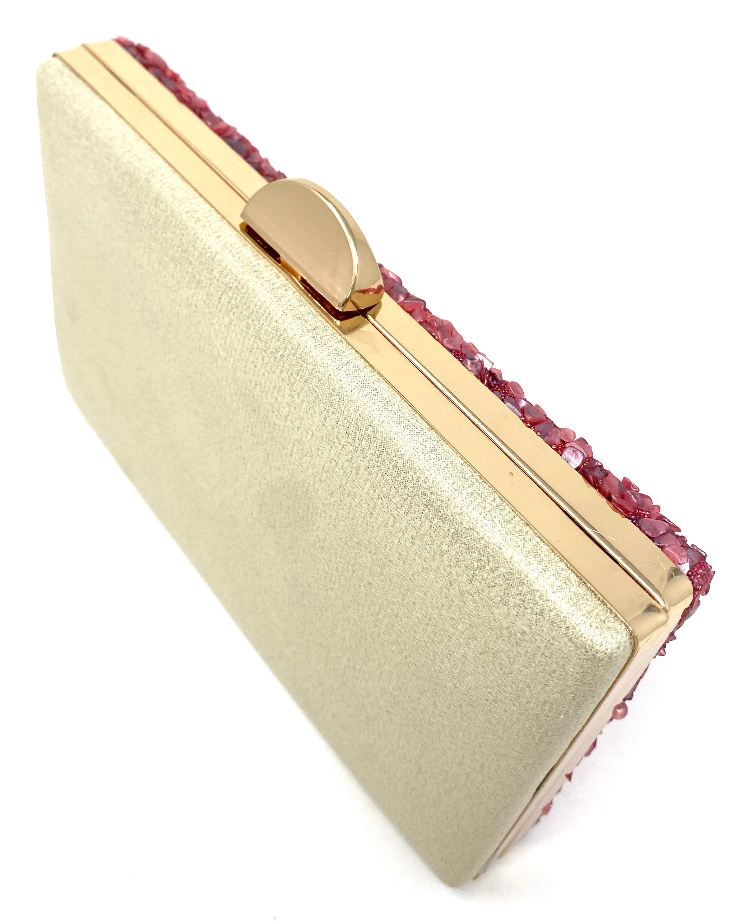 Bolso pedrería fresón