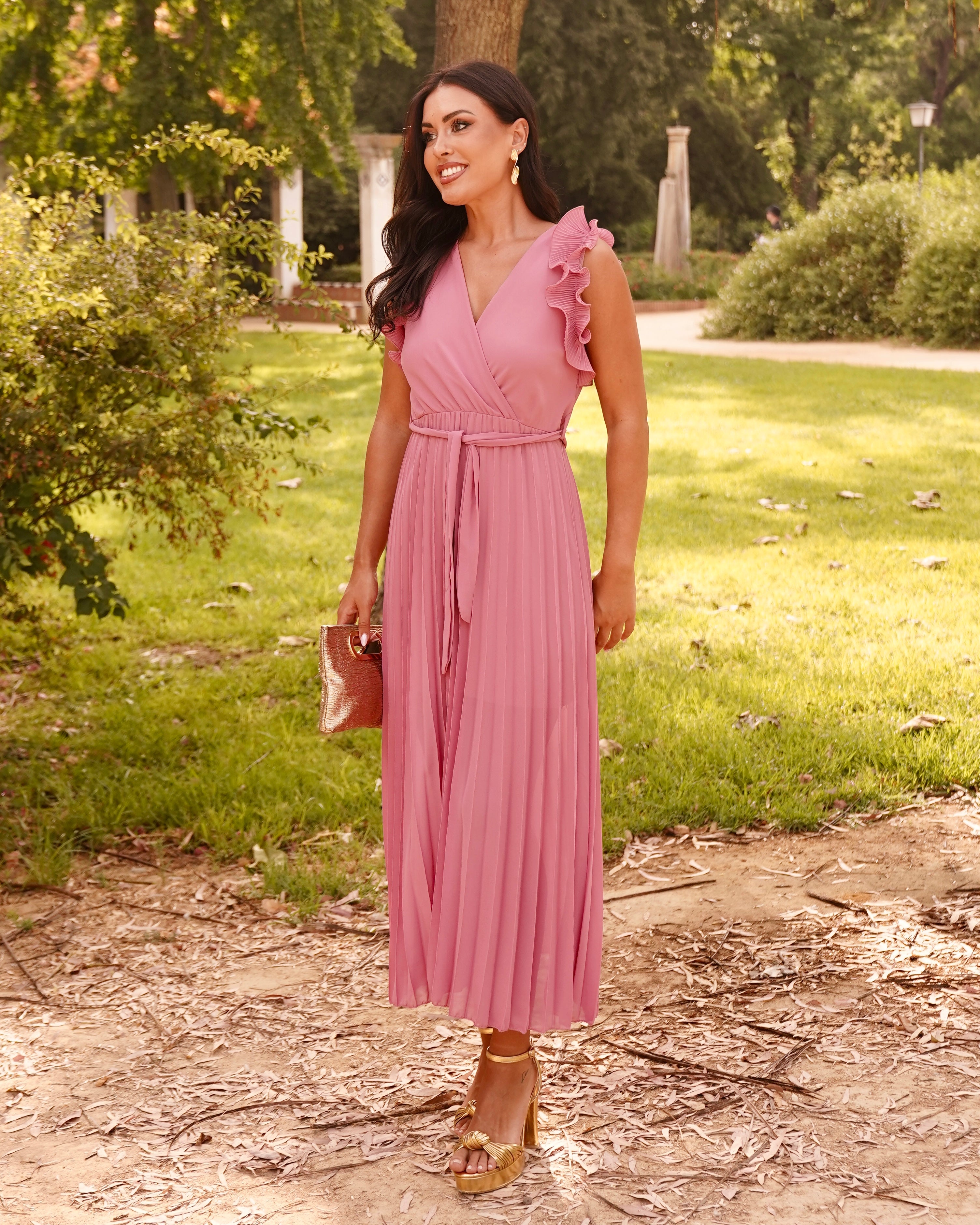 Vestido Adara Rosa