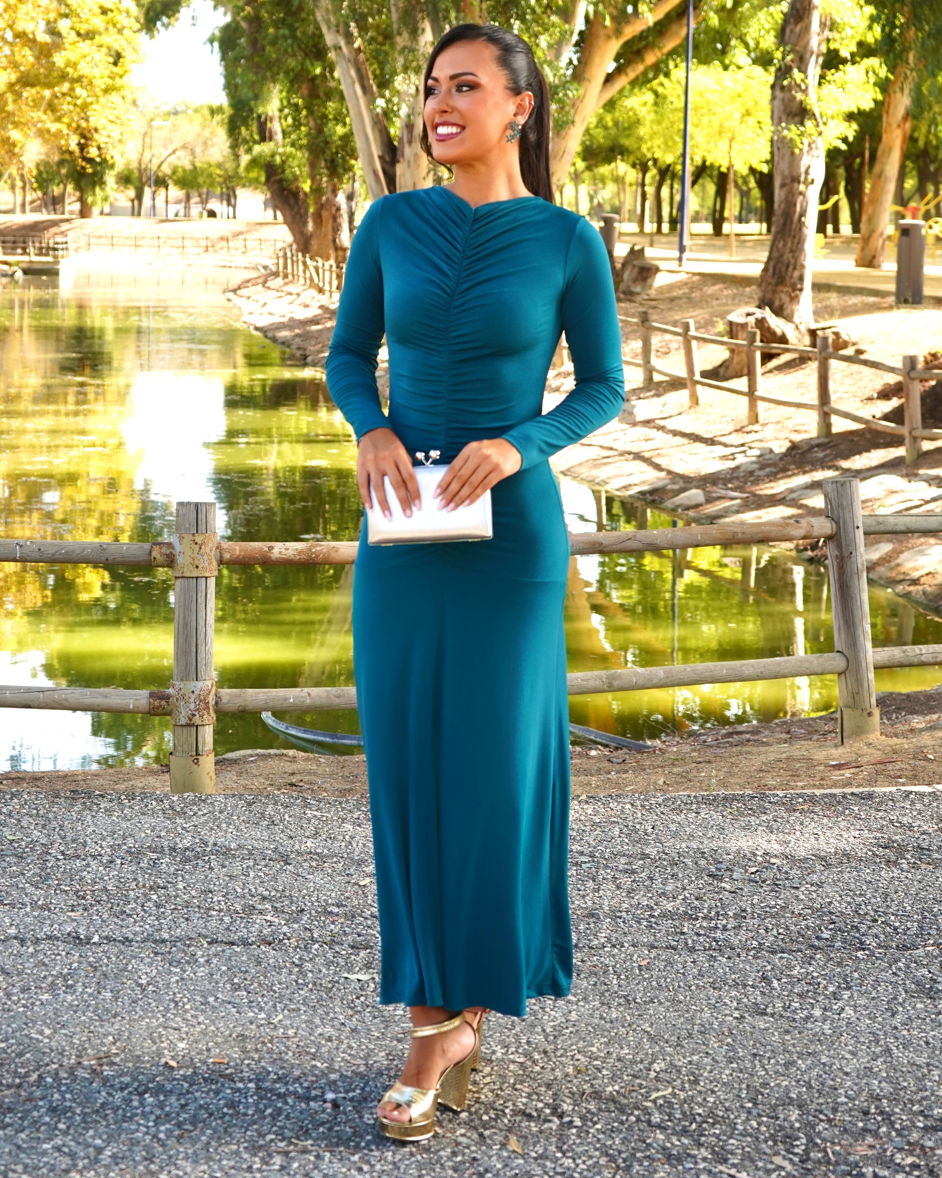 Vestido Linares Azul
