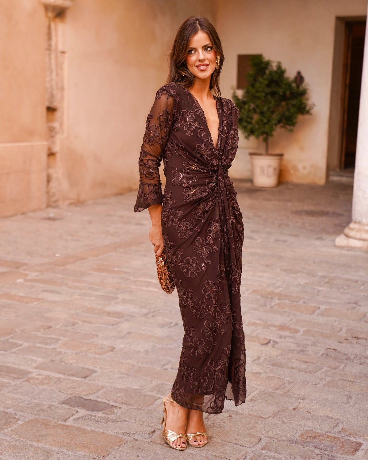 Vestido Liria Chocolate
