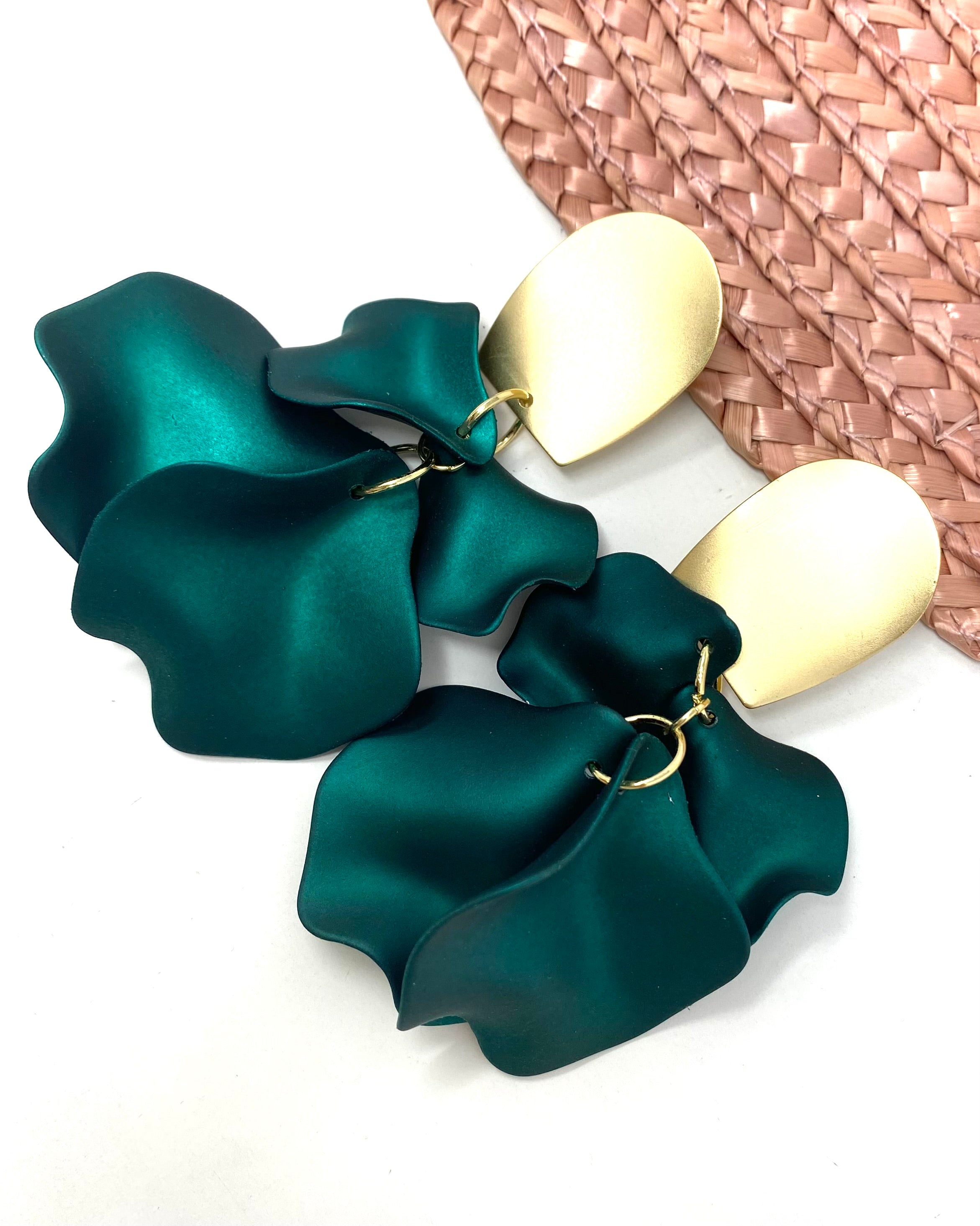 Pendientes Aurora Verde