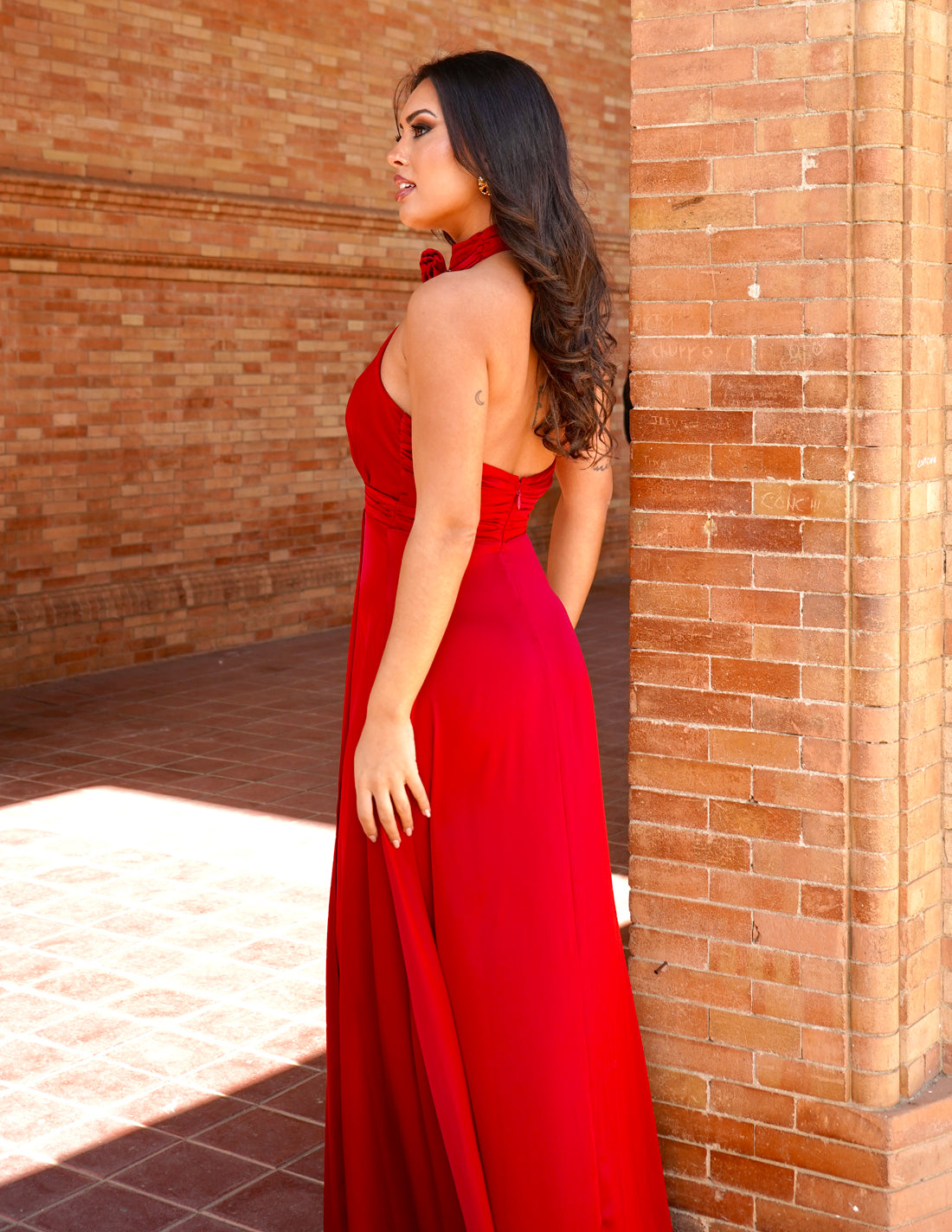 Galia Red Dress