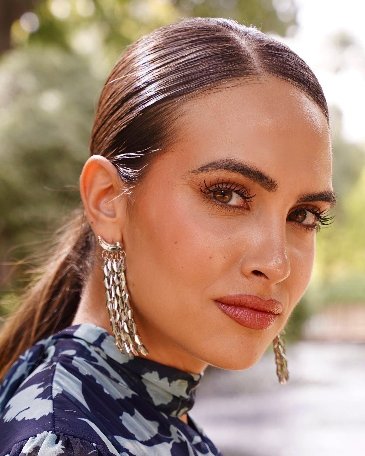 Brincos Bárbara em prata