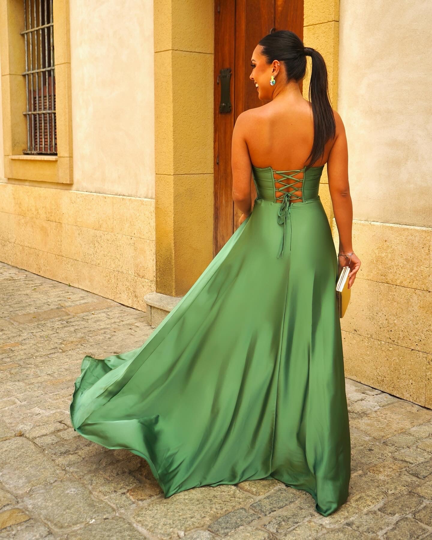 Vestido Begoña Manzana