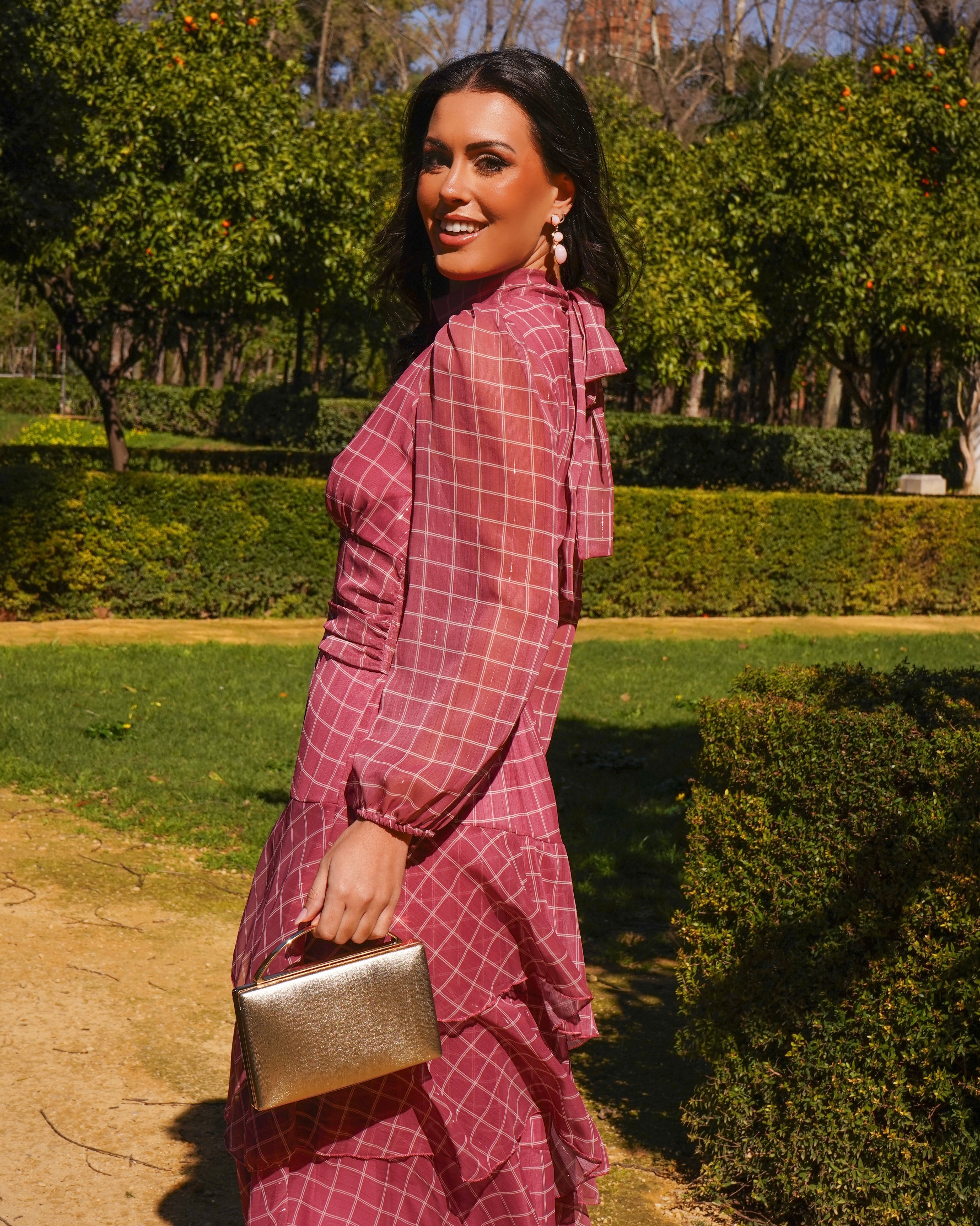 Vestido Marieta rosáceo