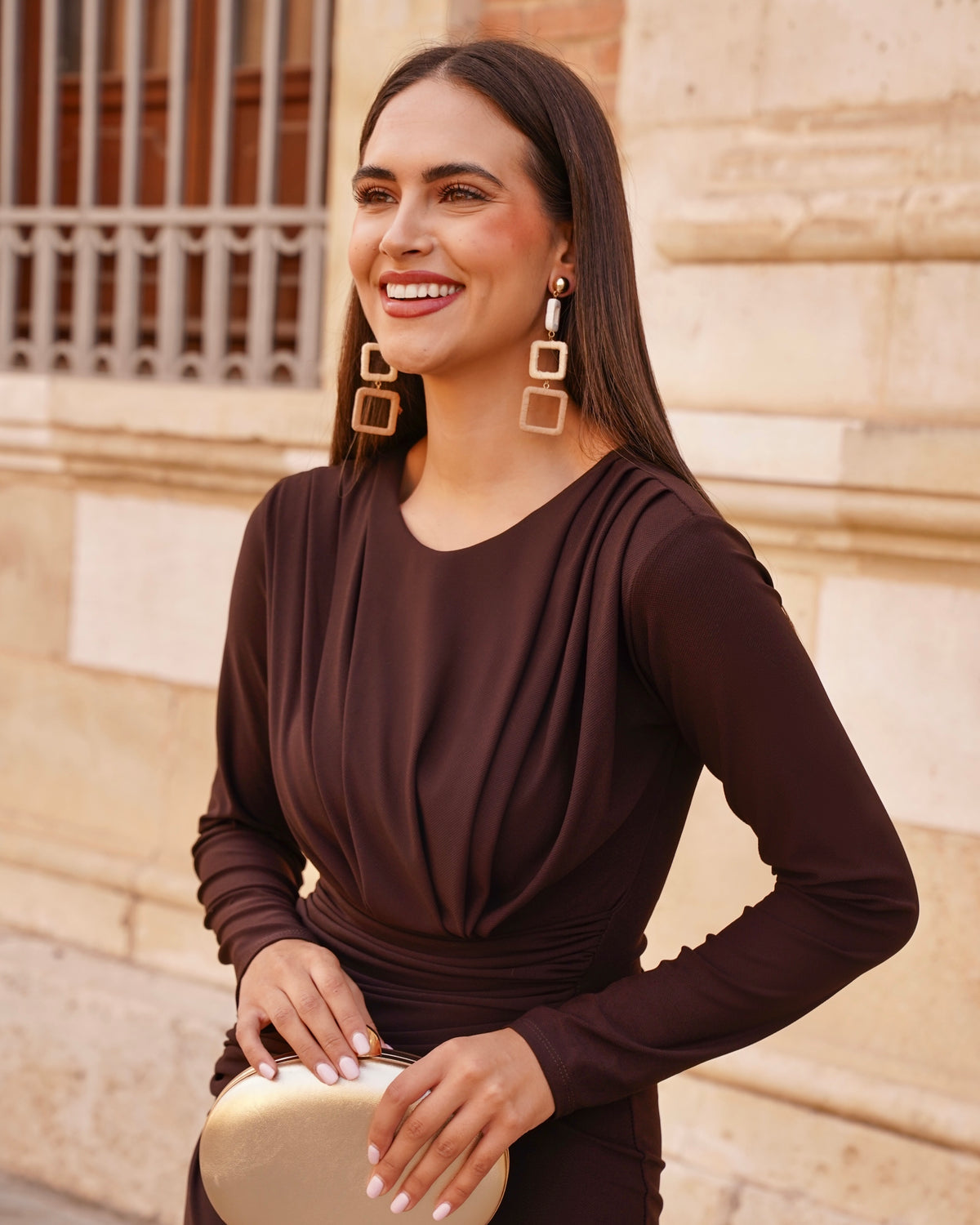 Vestido Celina Chocolate