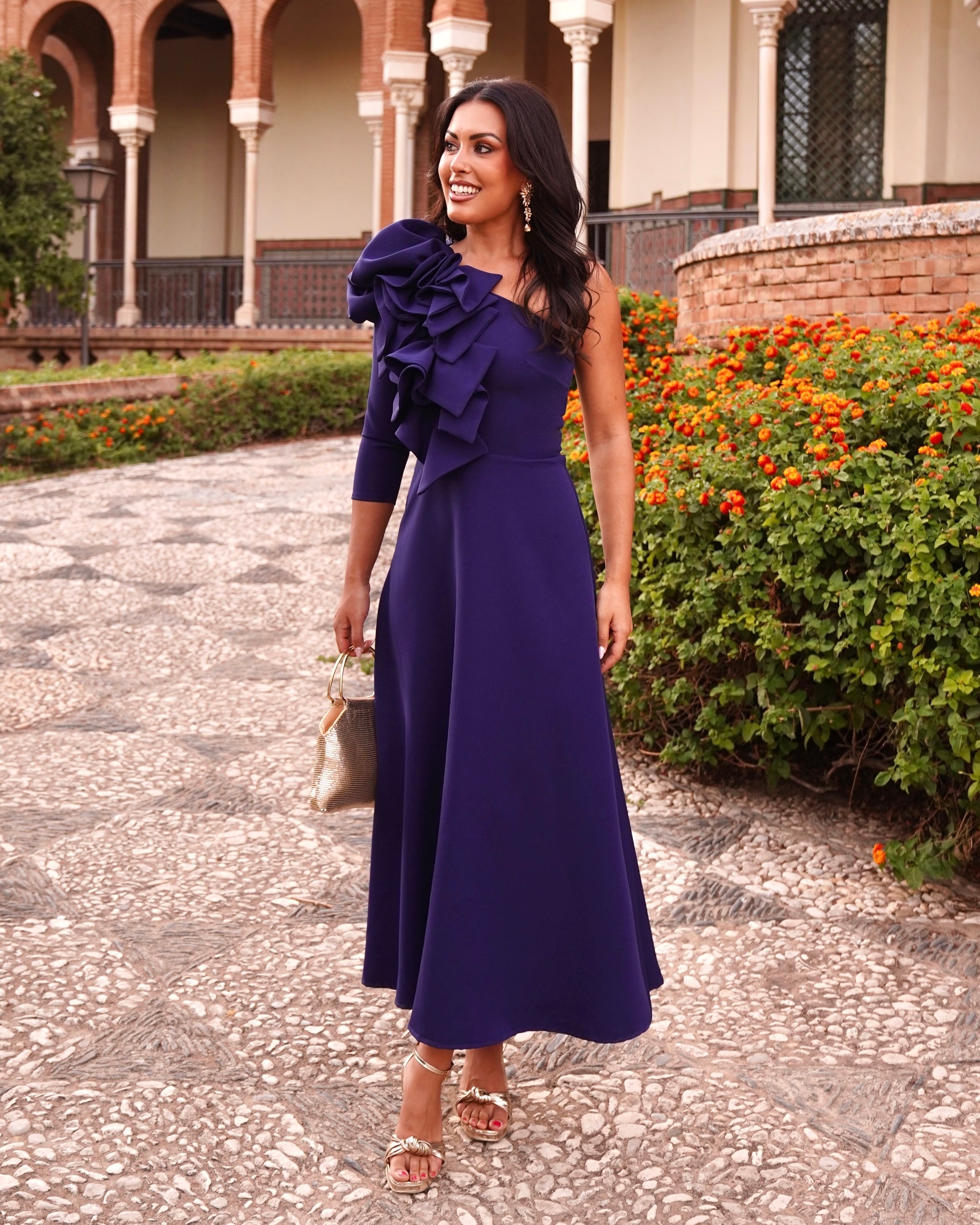 Vestido Alcázar Marino