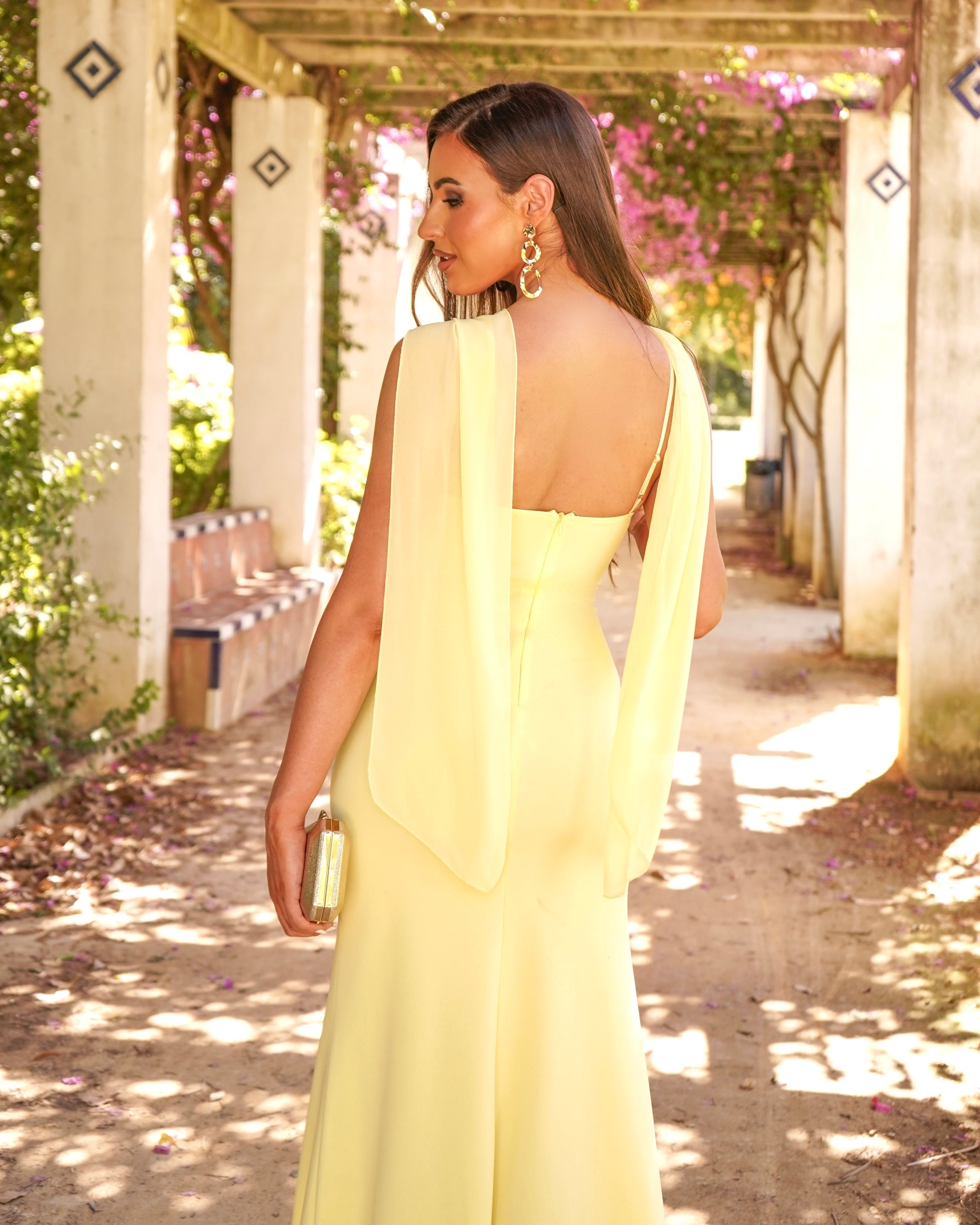 Vestido Irati Amarillo Pastel