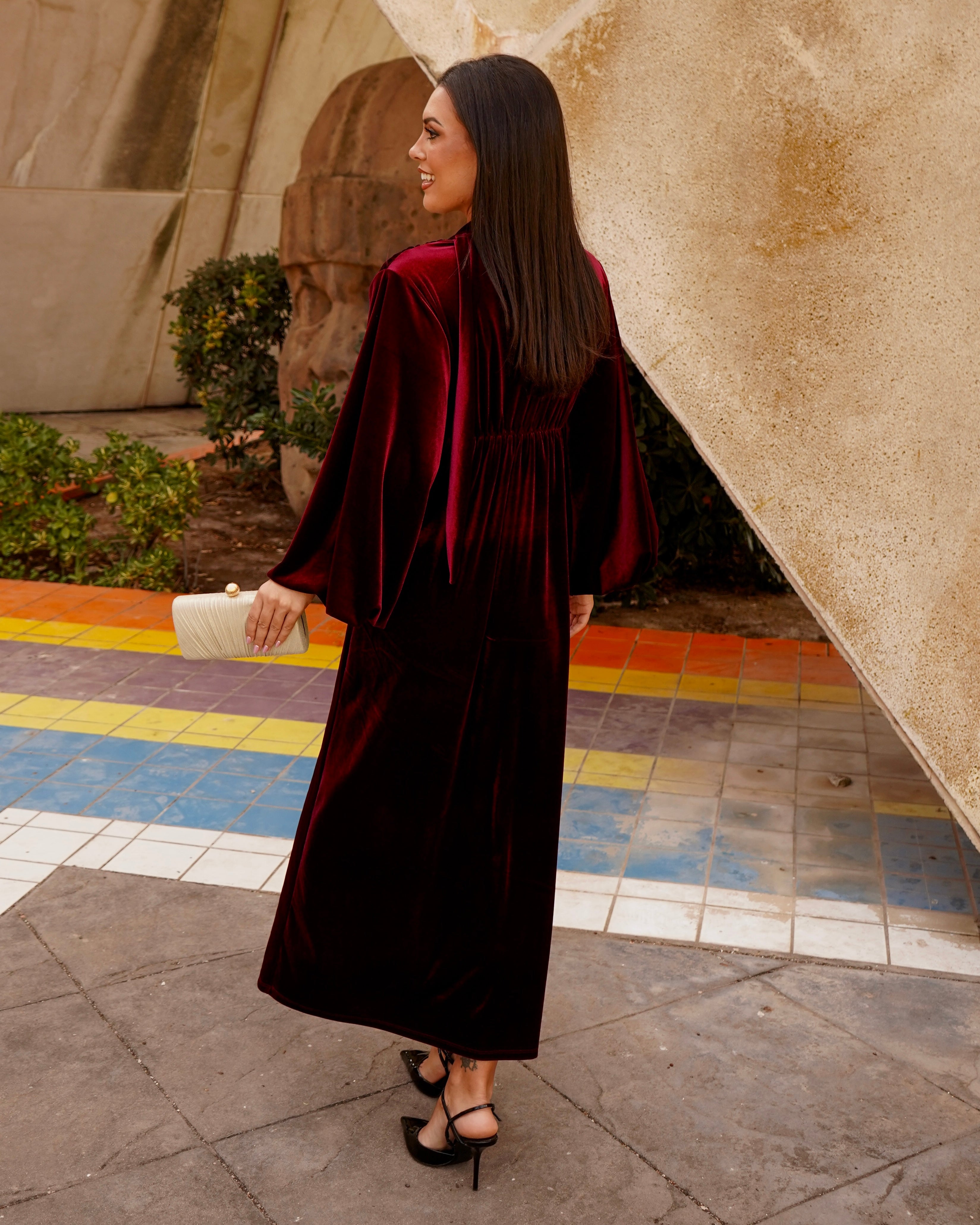 Vestido Alexia Burdeos