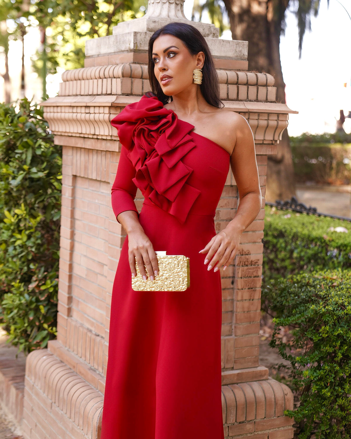 Vestido Alcázar Rojo