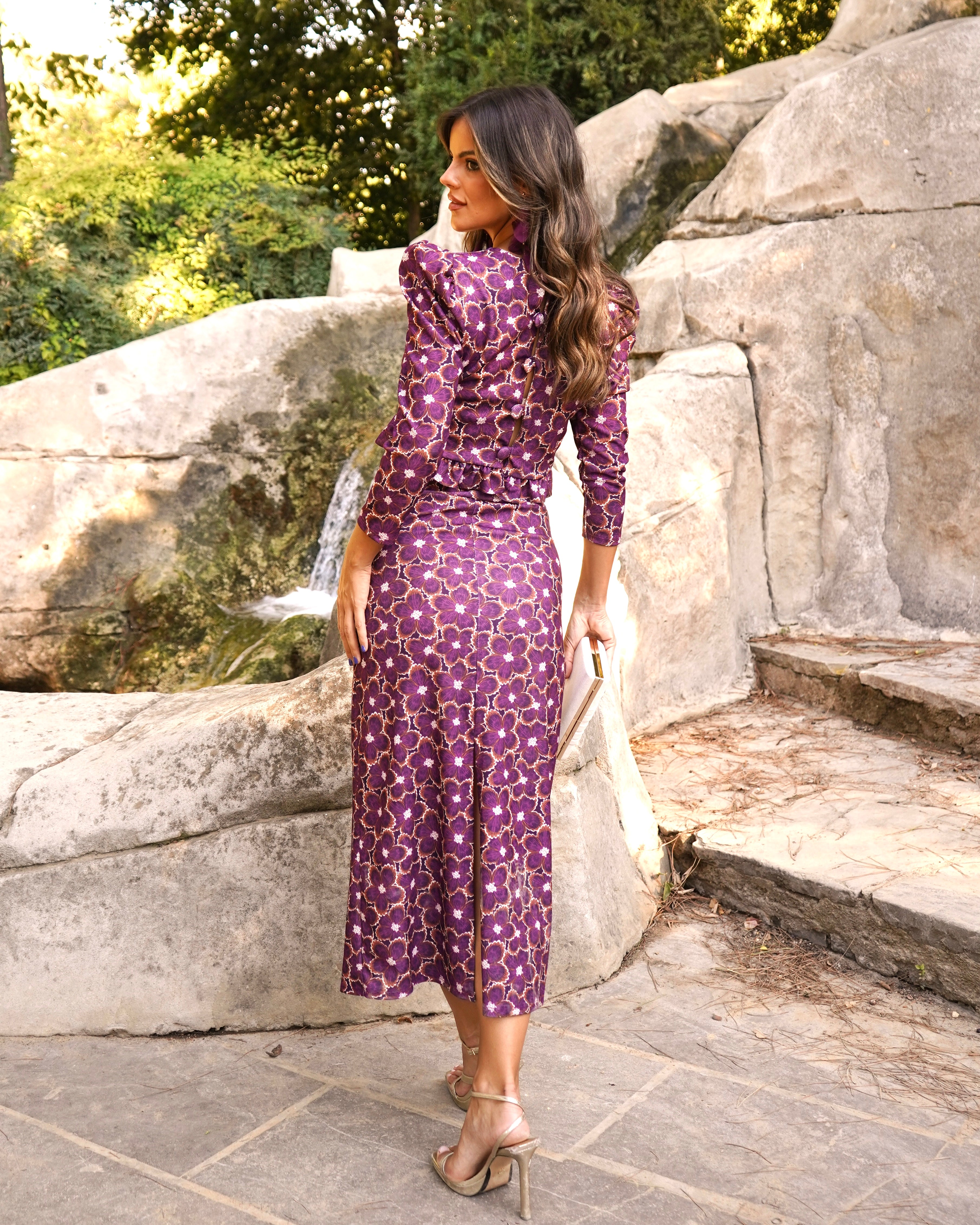 Conjunto Bruna morado