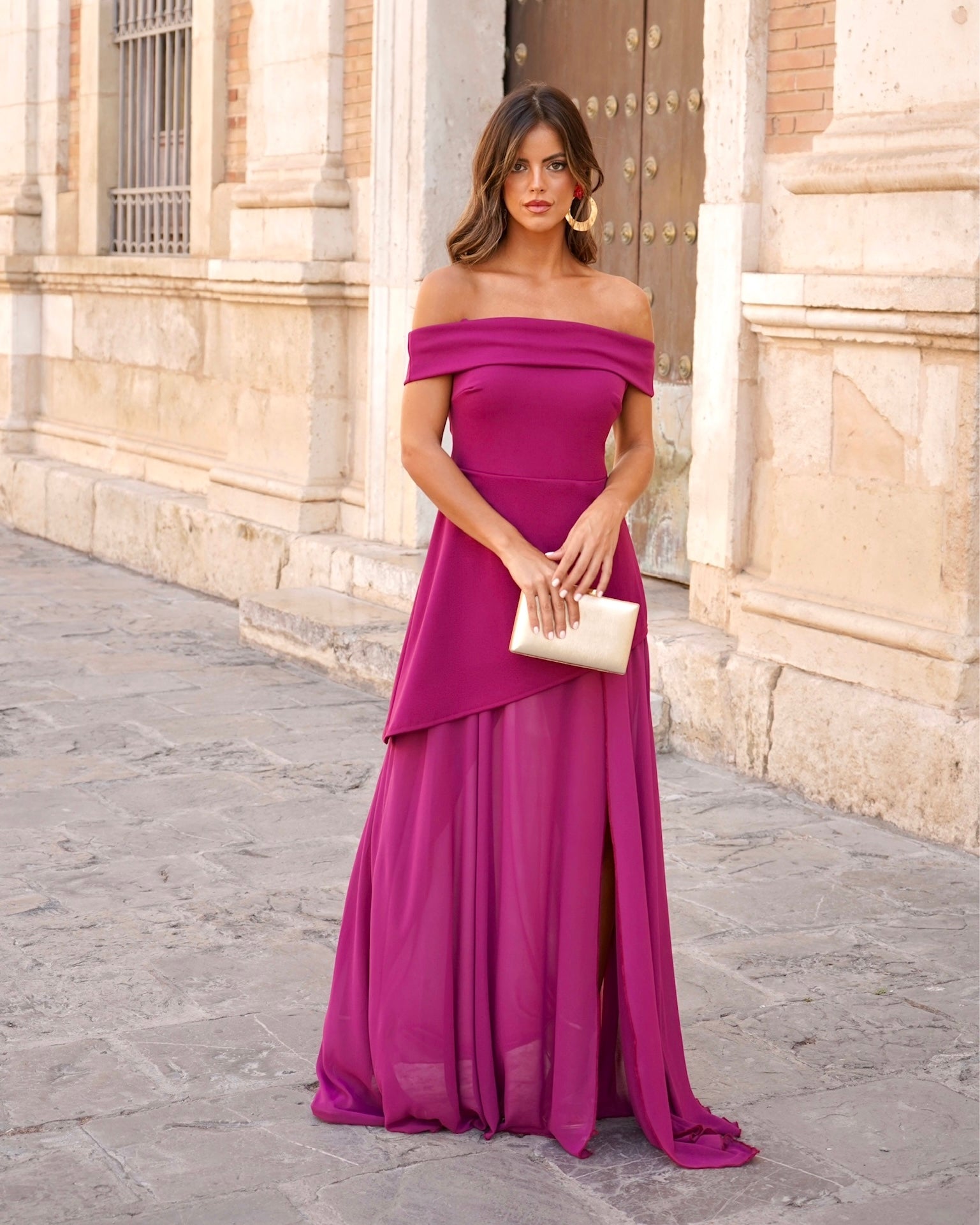 Vestido Dallas buganvilla