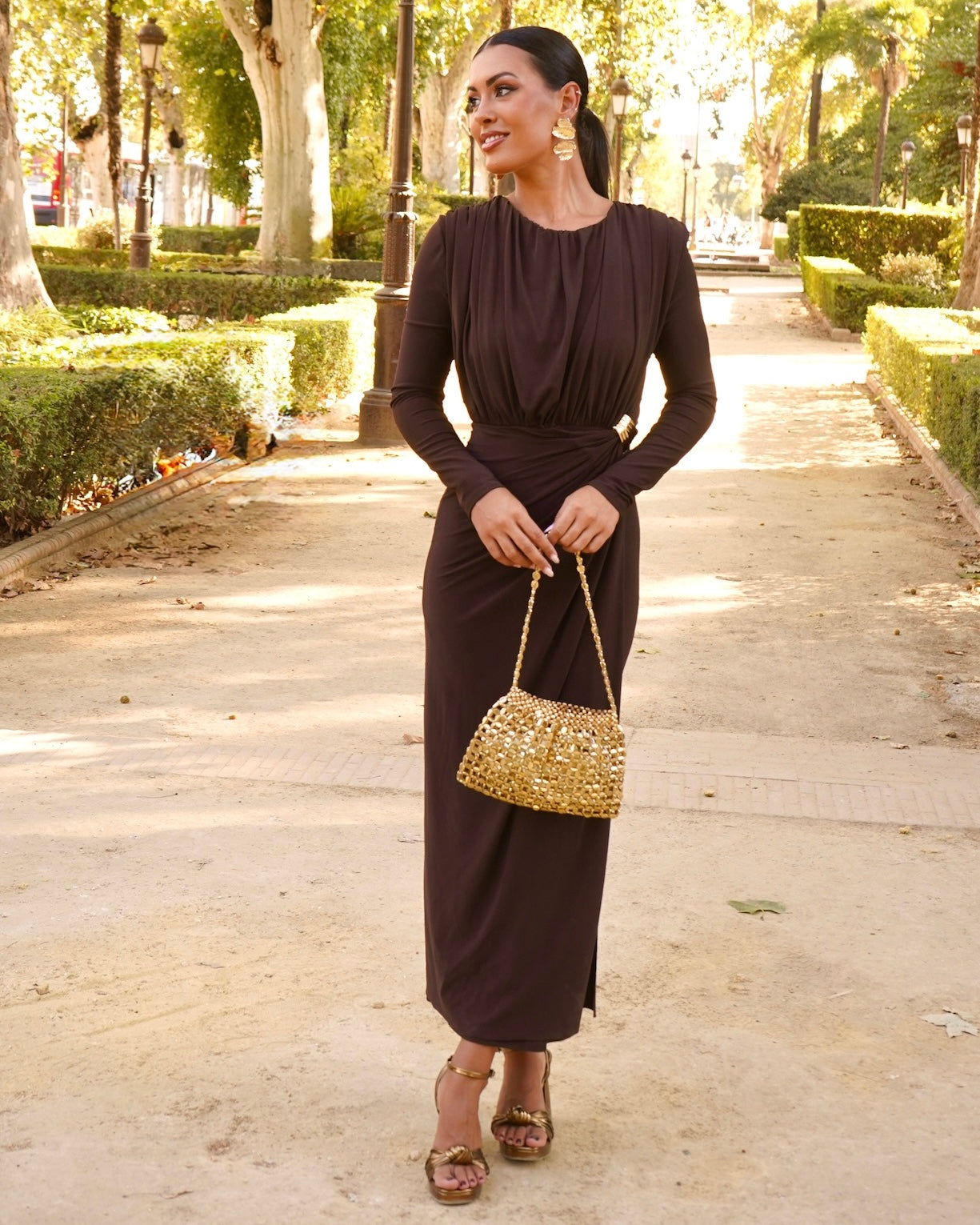 Vestido Carola Chocolate