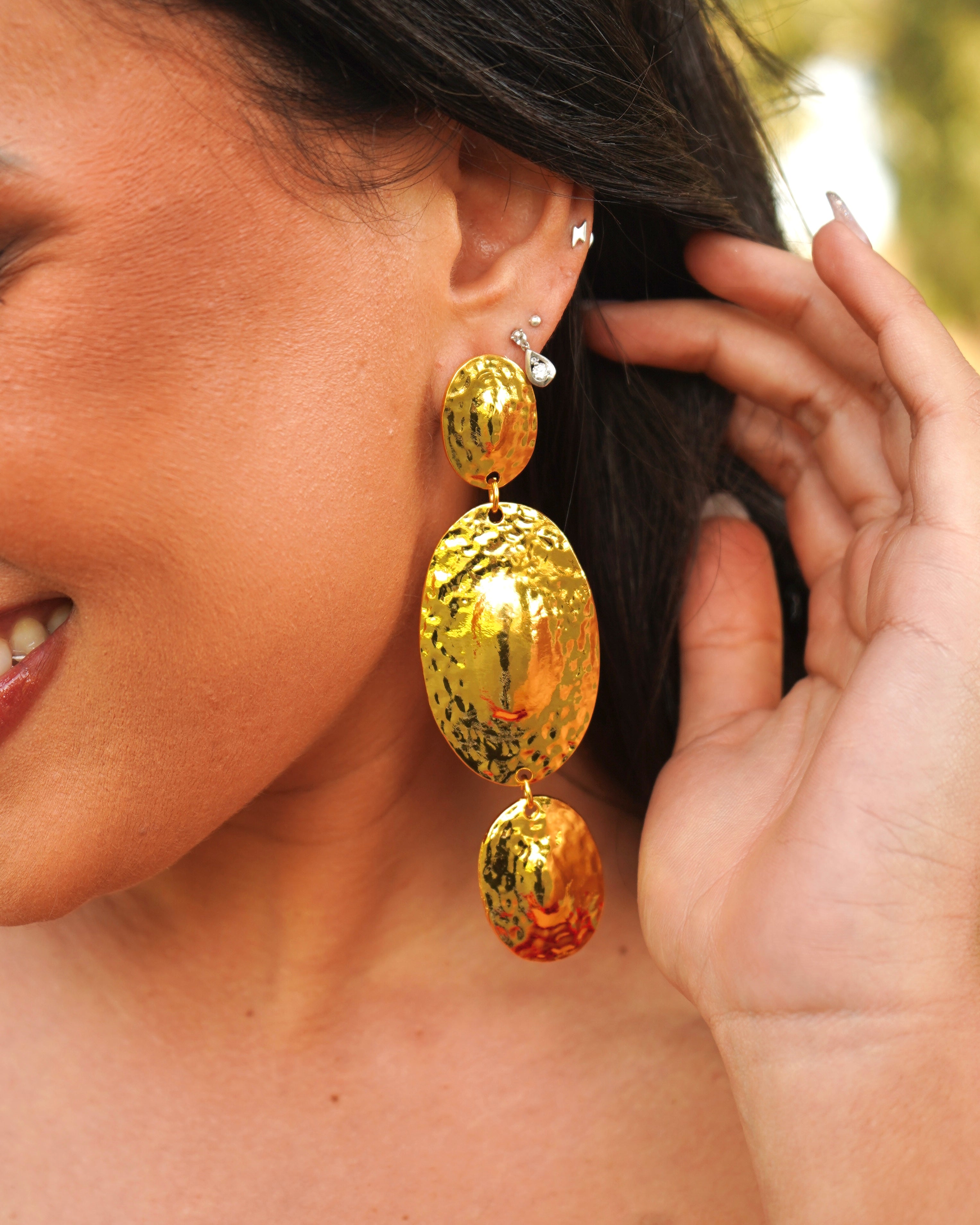 Pendientes Victoria dorado