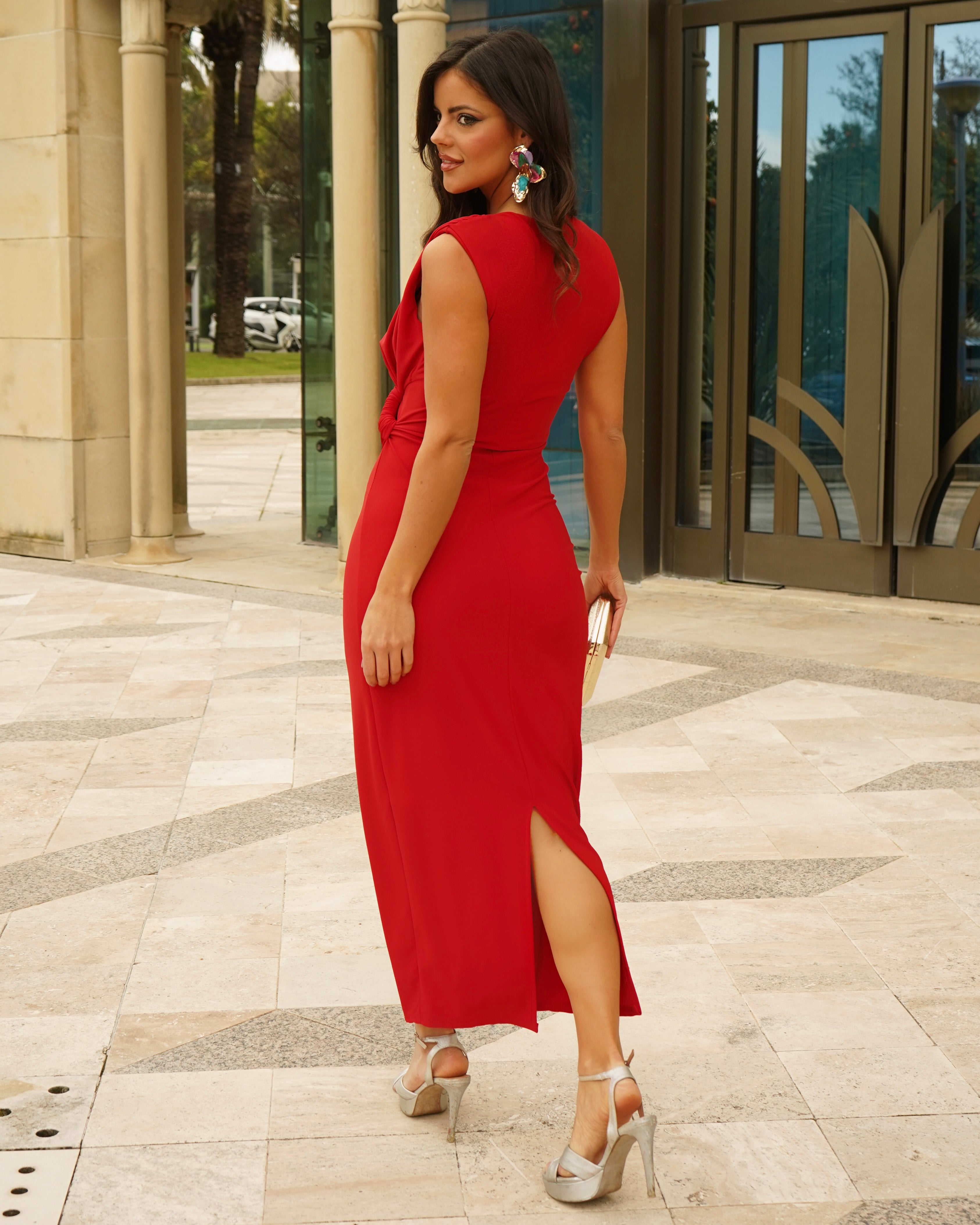 Irene Red Dress