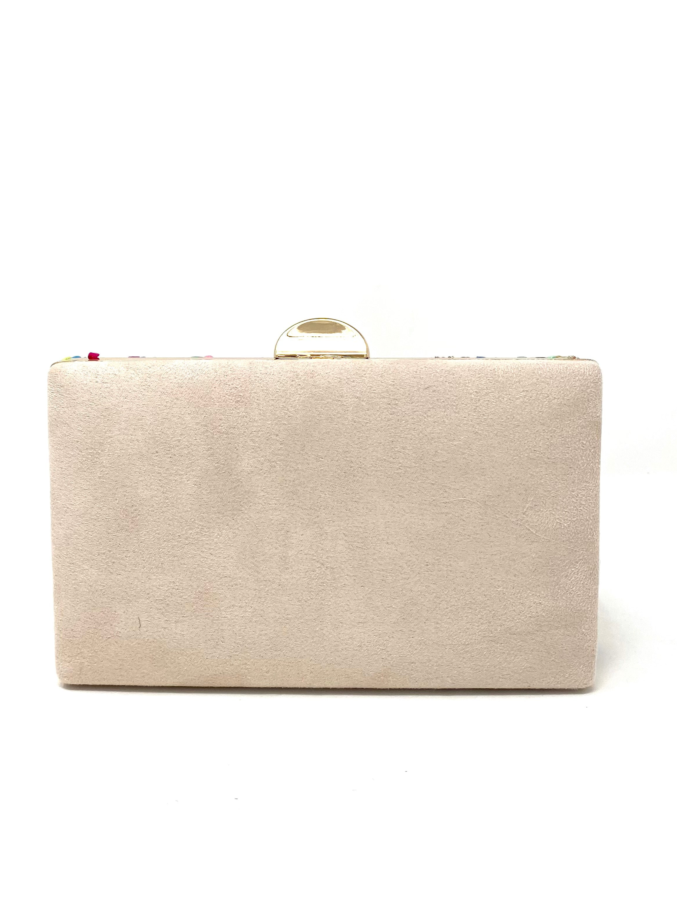 Bolso pedrería rosado