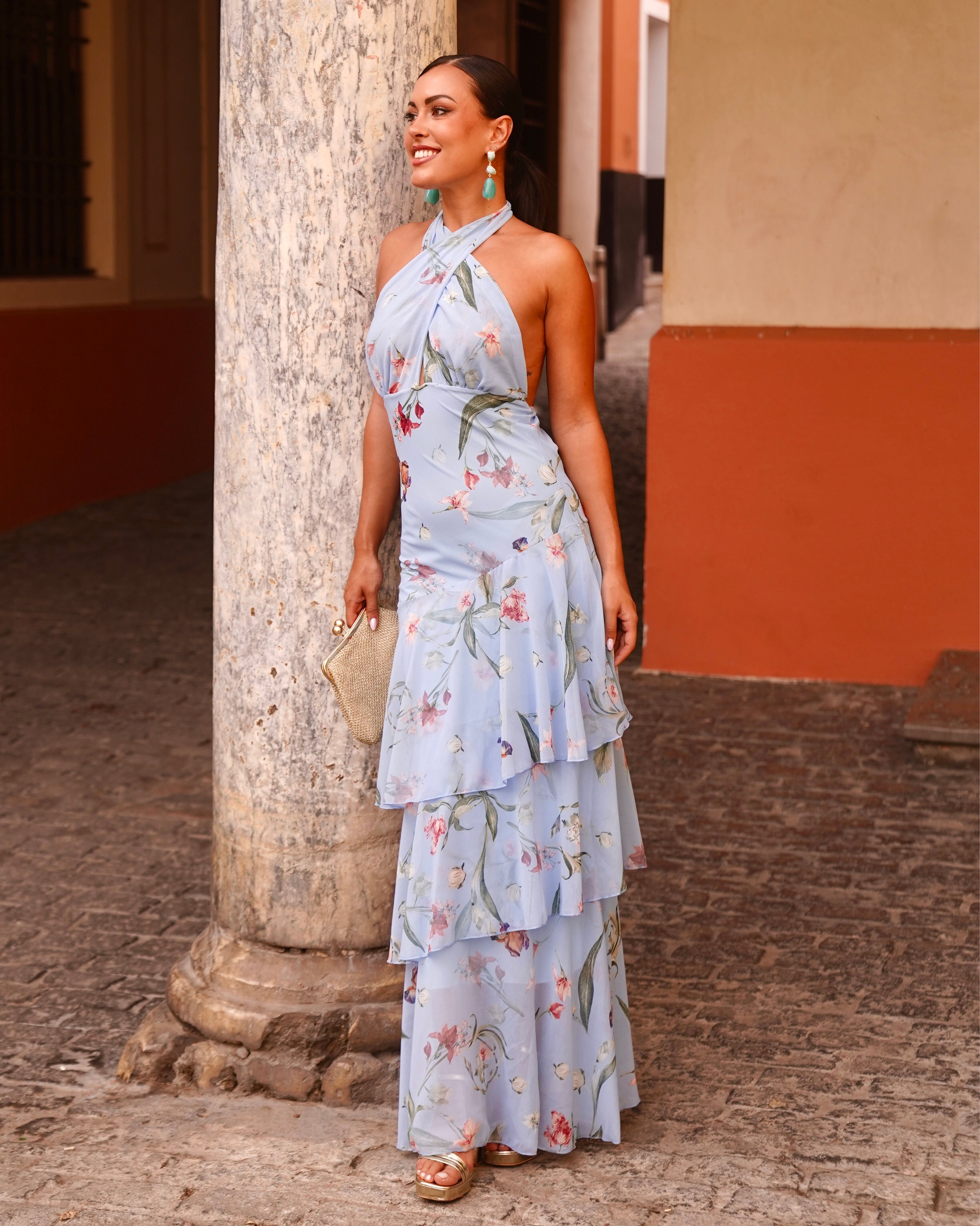 Vestido Provenza Celeste