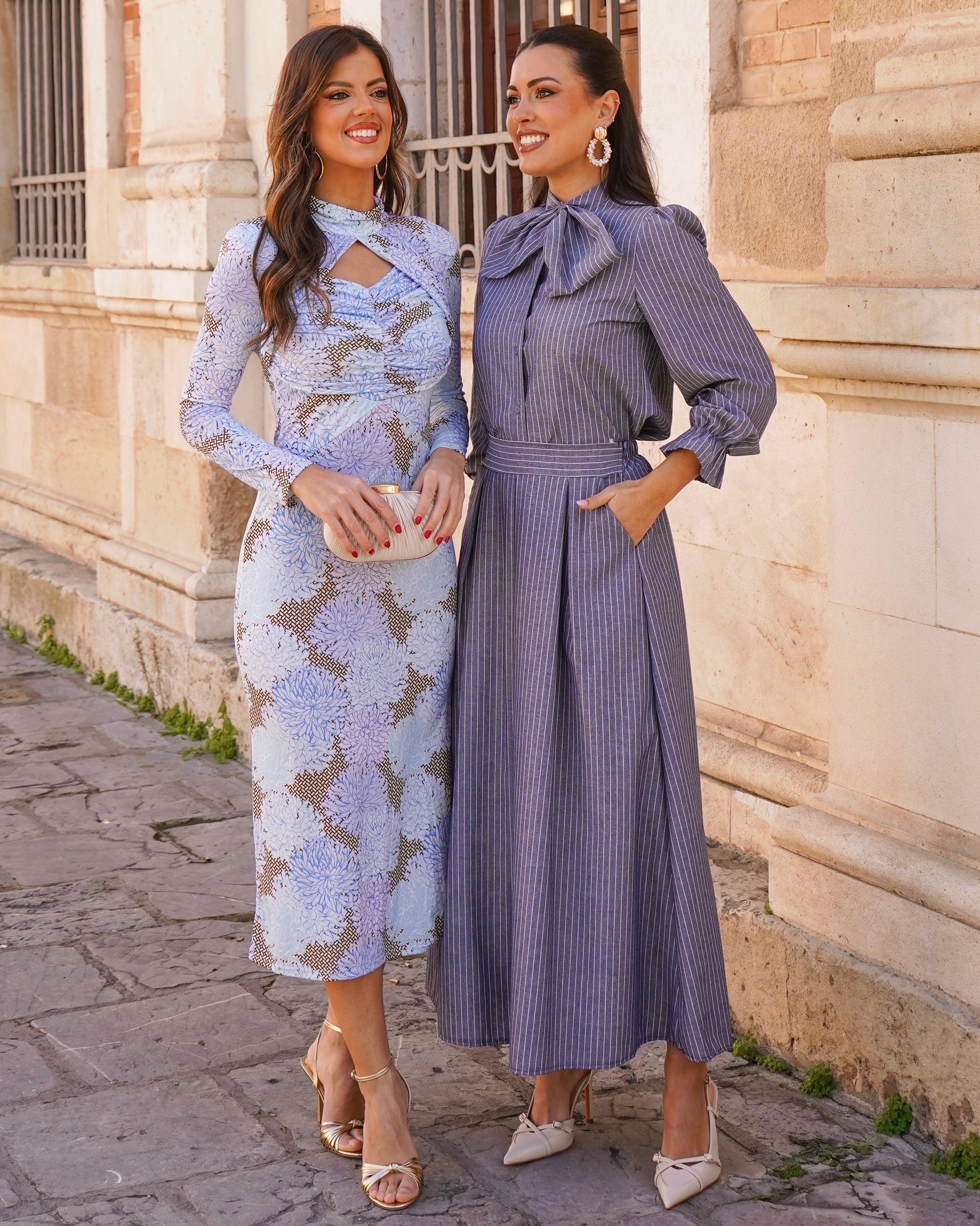 Vestido Pía celeste