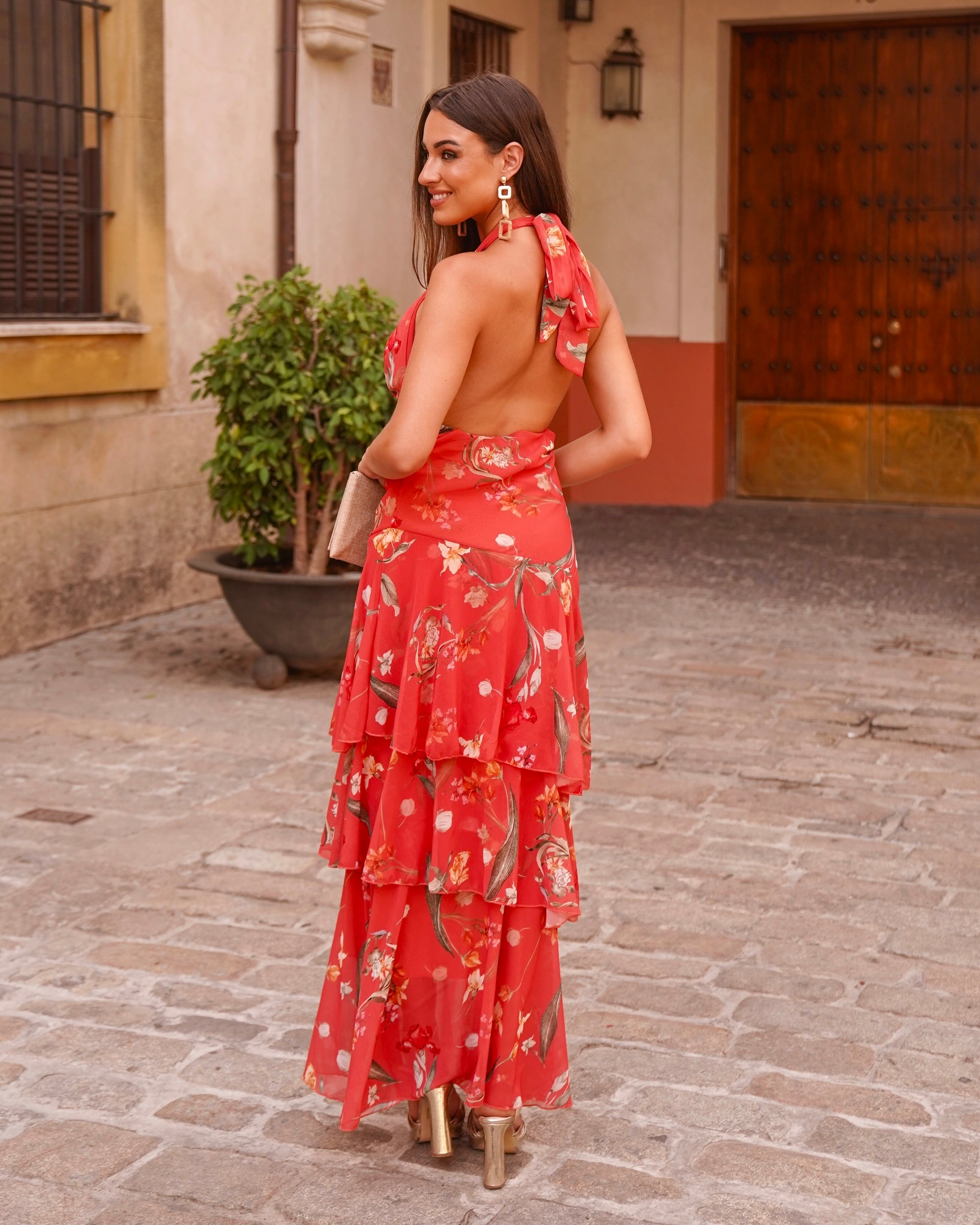 Vestido Provenza Naranja