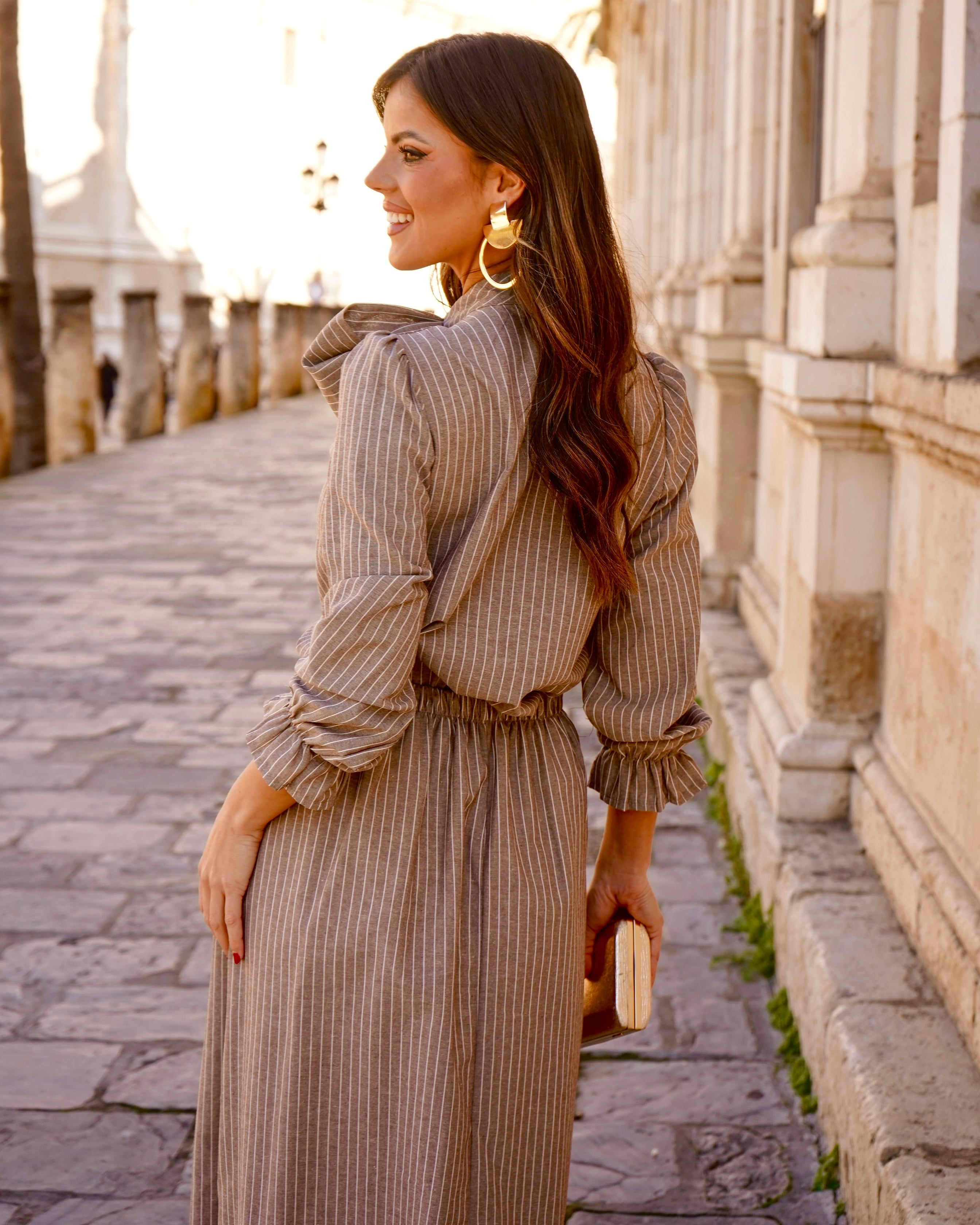 Conjunto Berta marrón