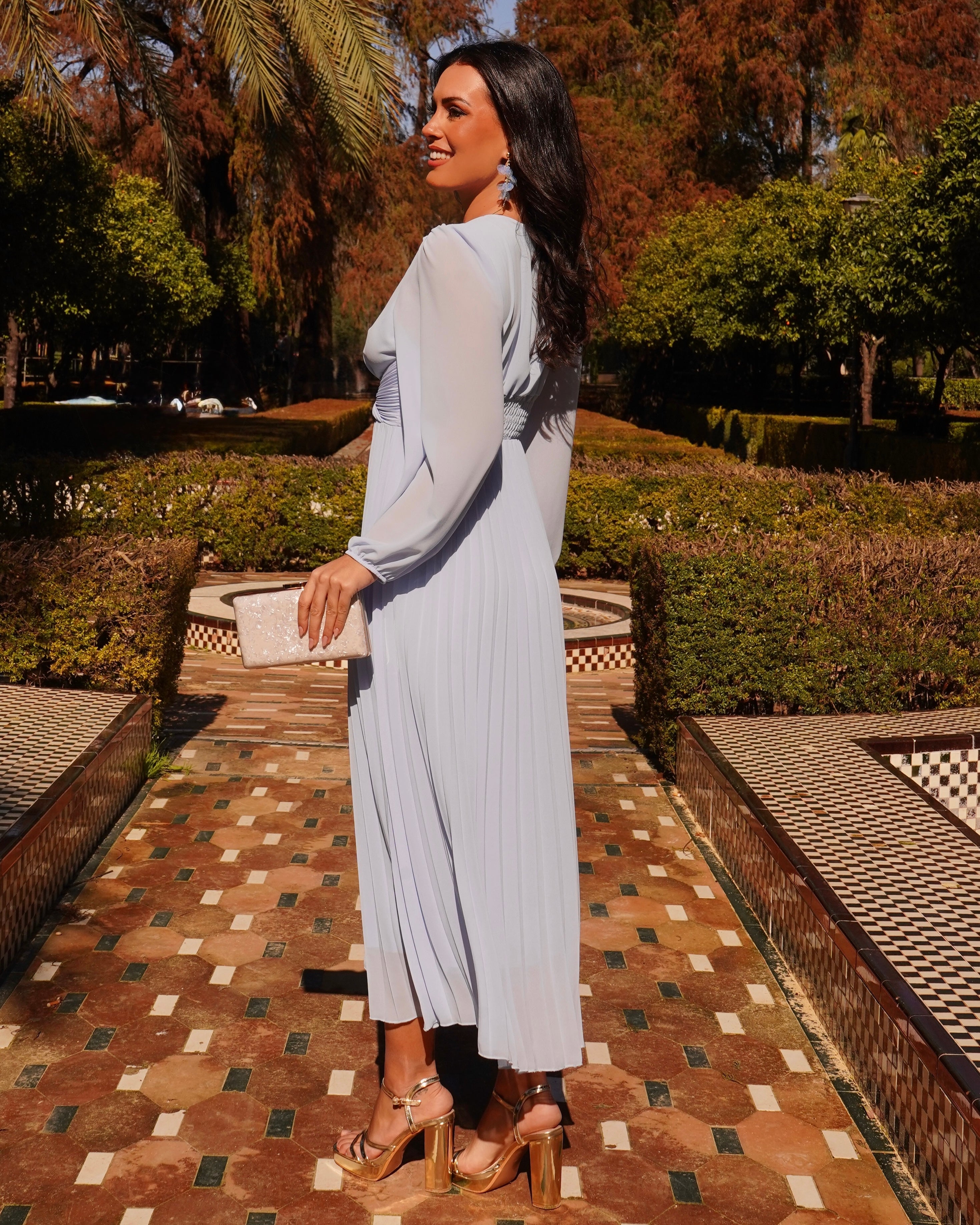 Vestido Rita Celeste