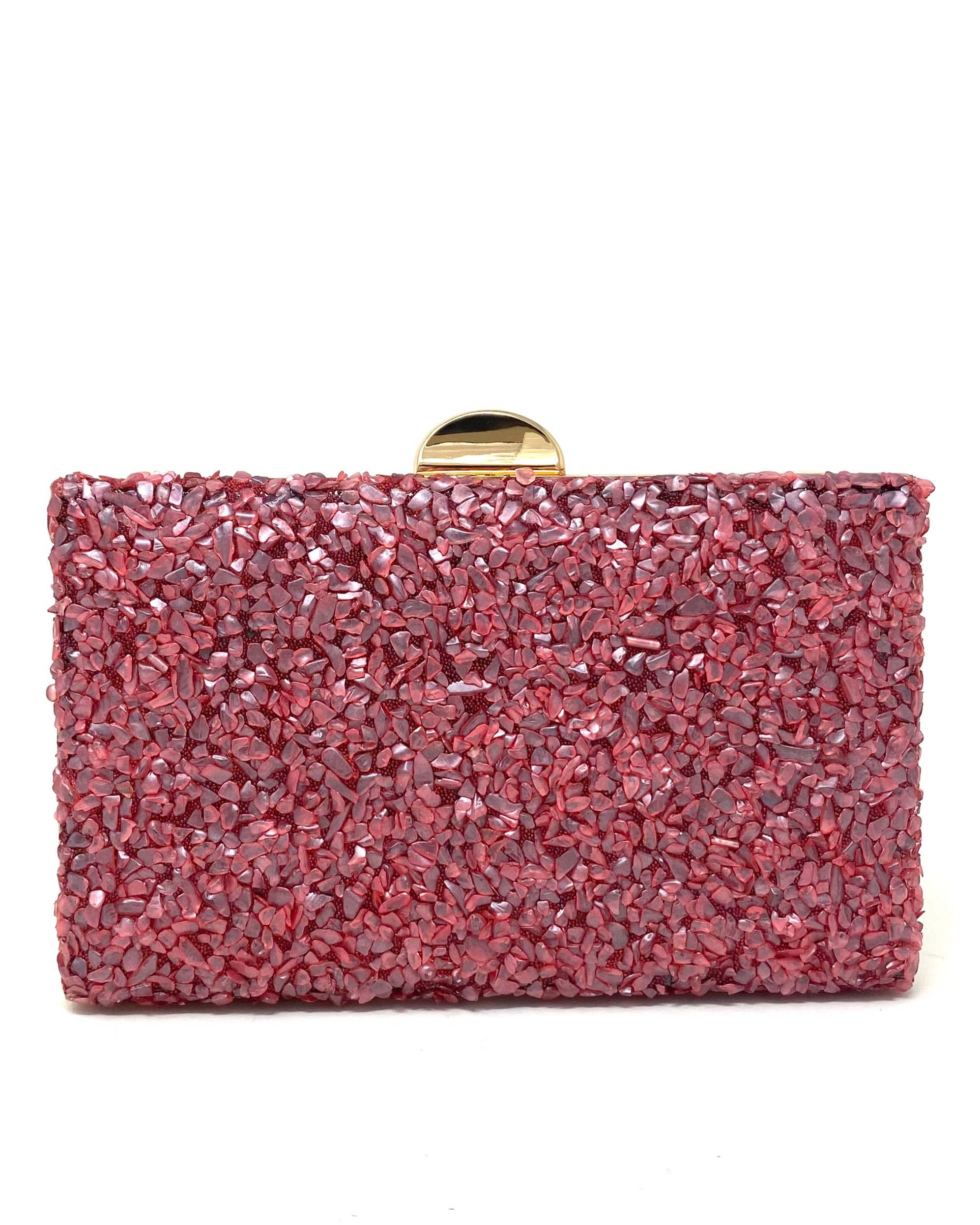 Bolso pedrería fresón