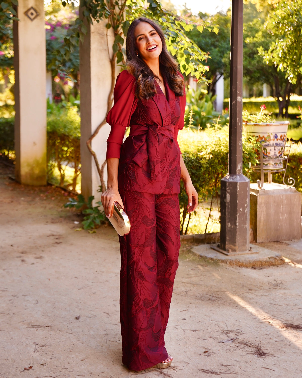 Conjunto Leonor Burdeos