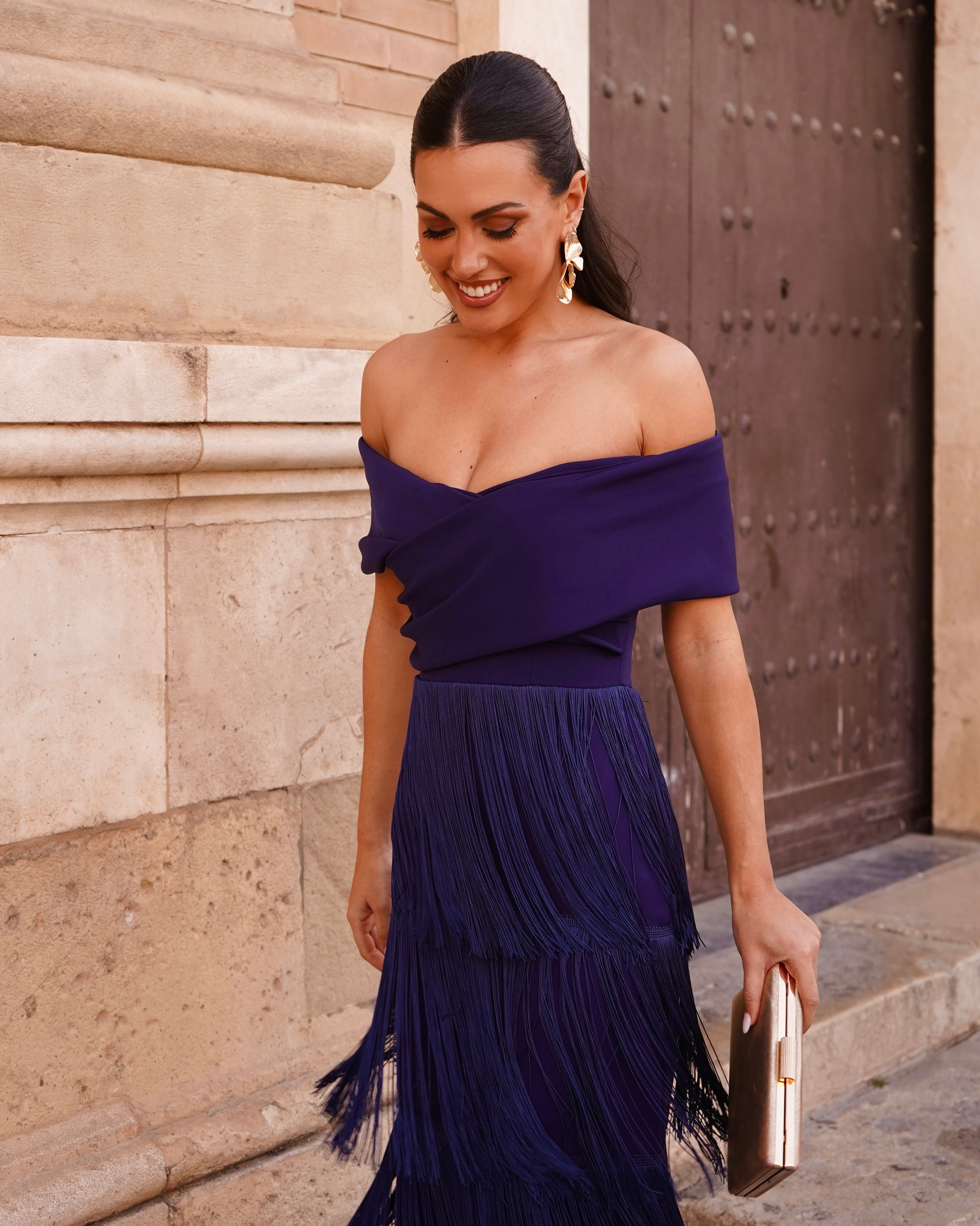 Vestido Afrodita Marino