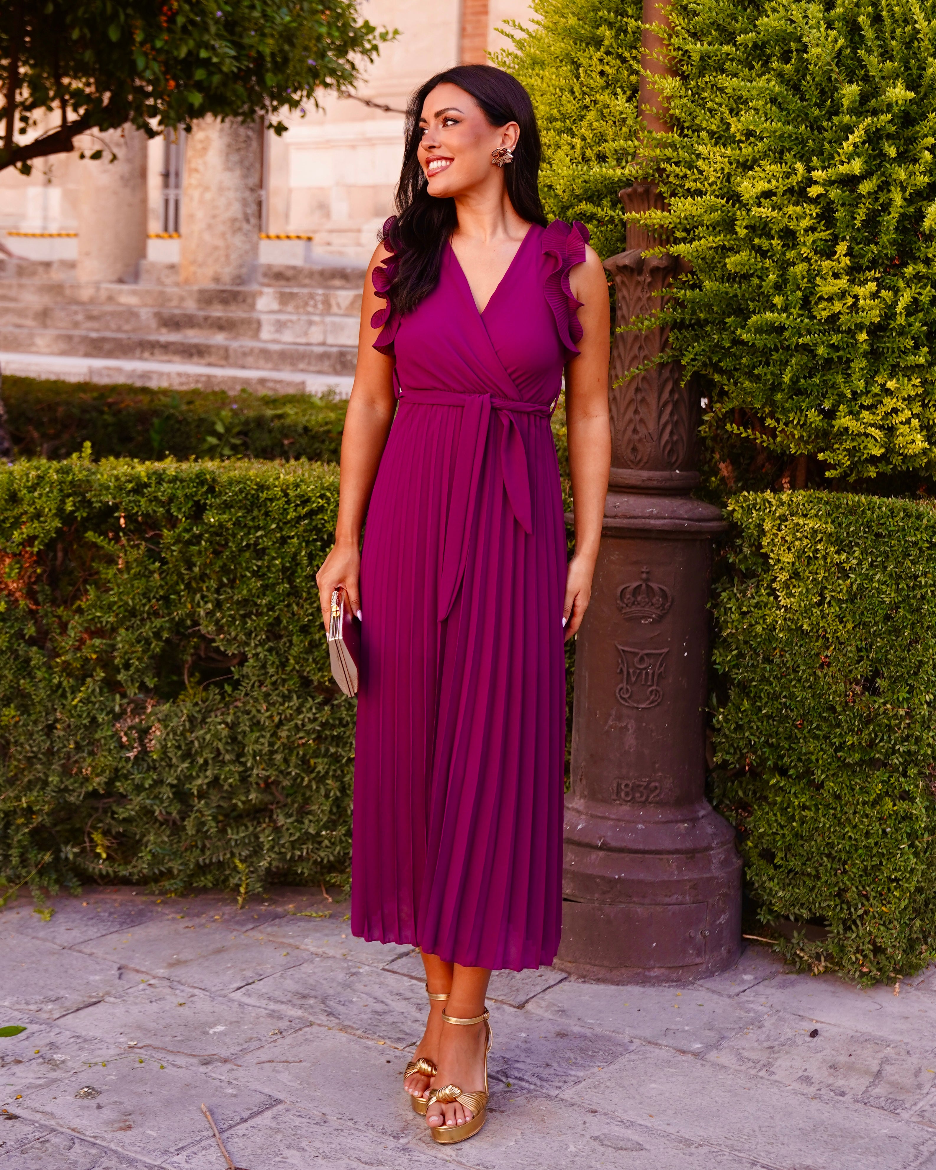 Vestido Adara Buganvilla