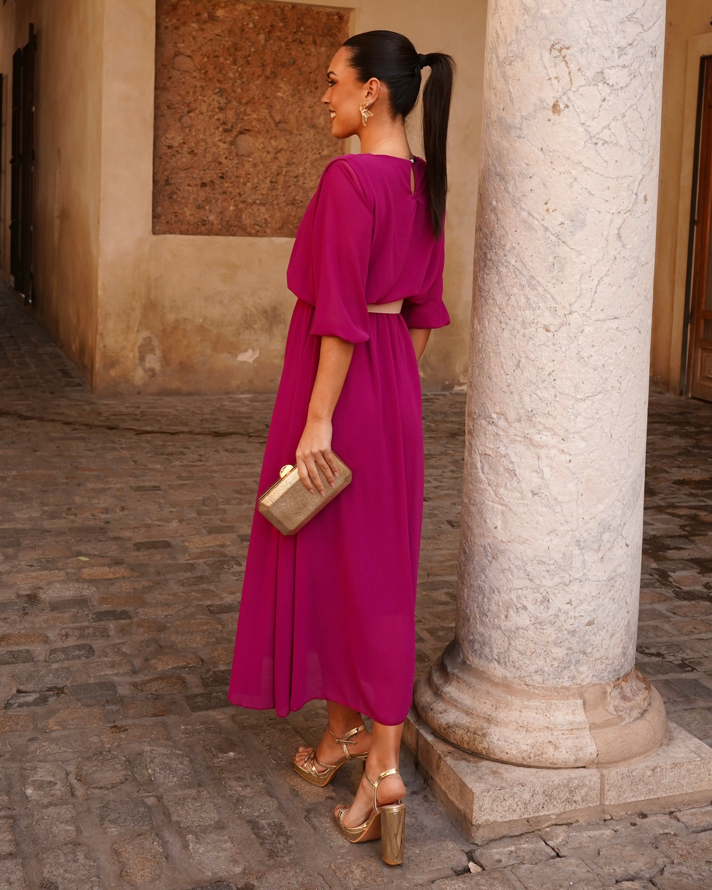 Vestido Adriana Buganvilla