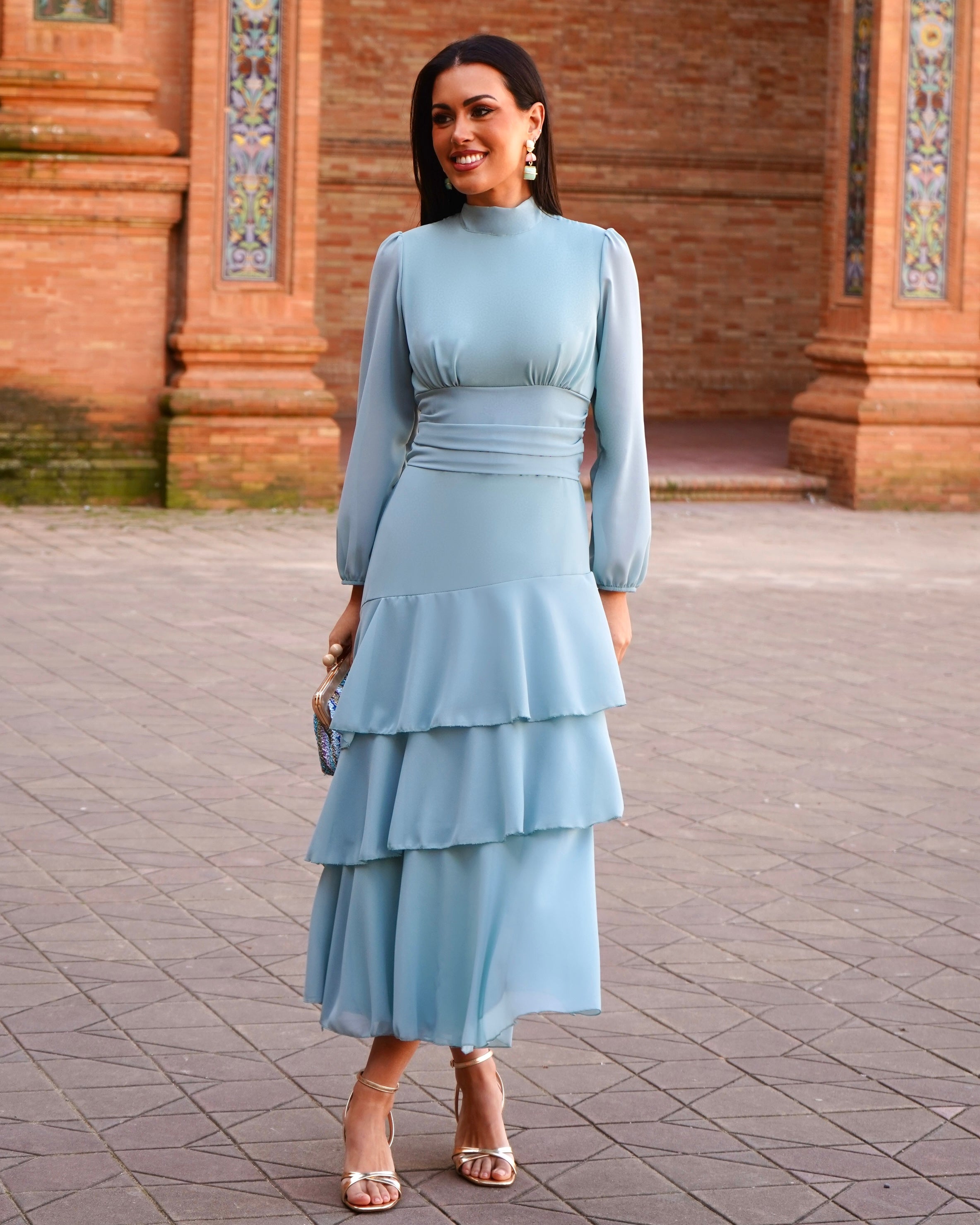 Vestido Julieta Azul