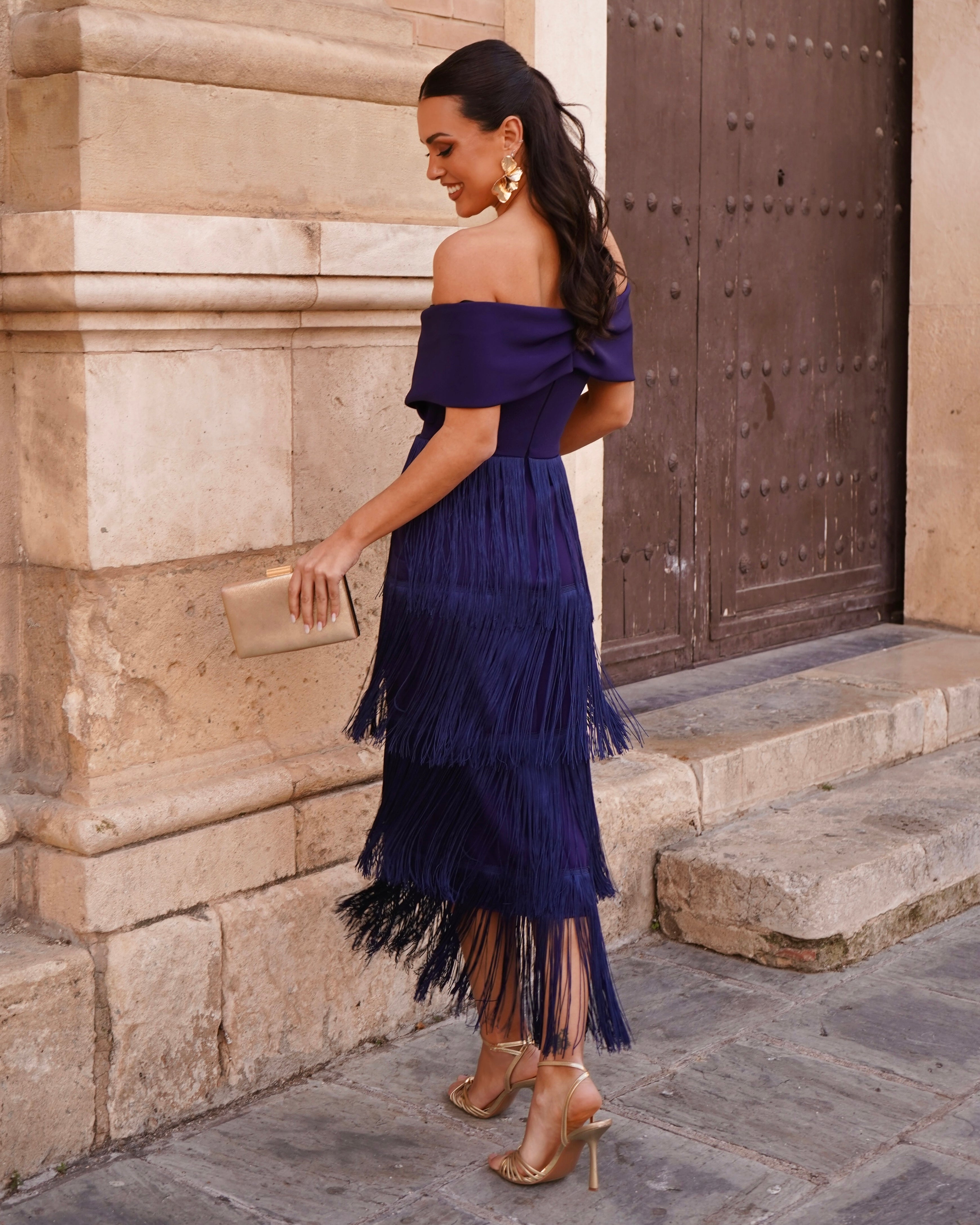 Vestido Afrodita Marino